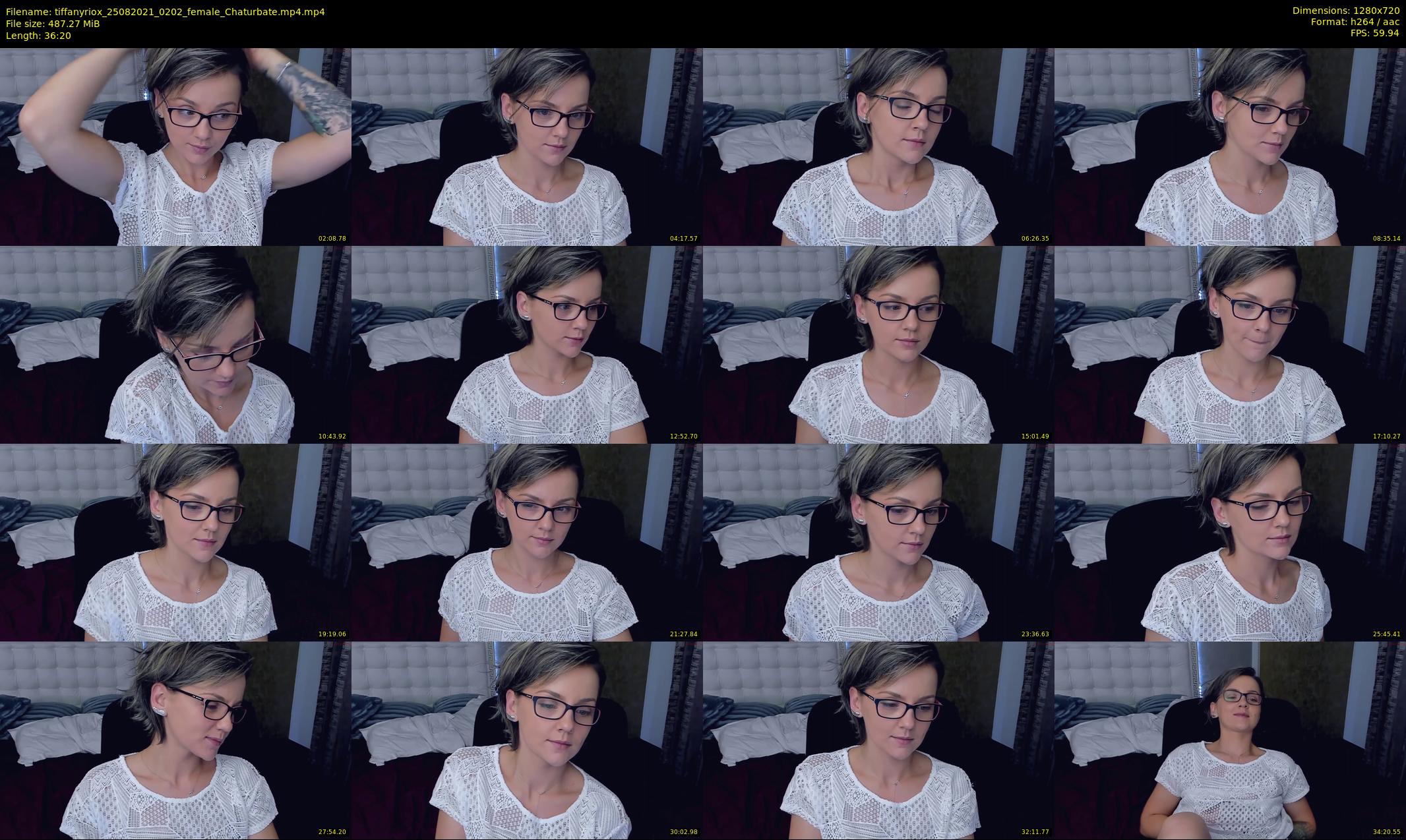 tiffanyriox — 37 minute Chaturbate female cam show recording, 720p, Aug 25, 2021
