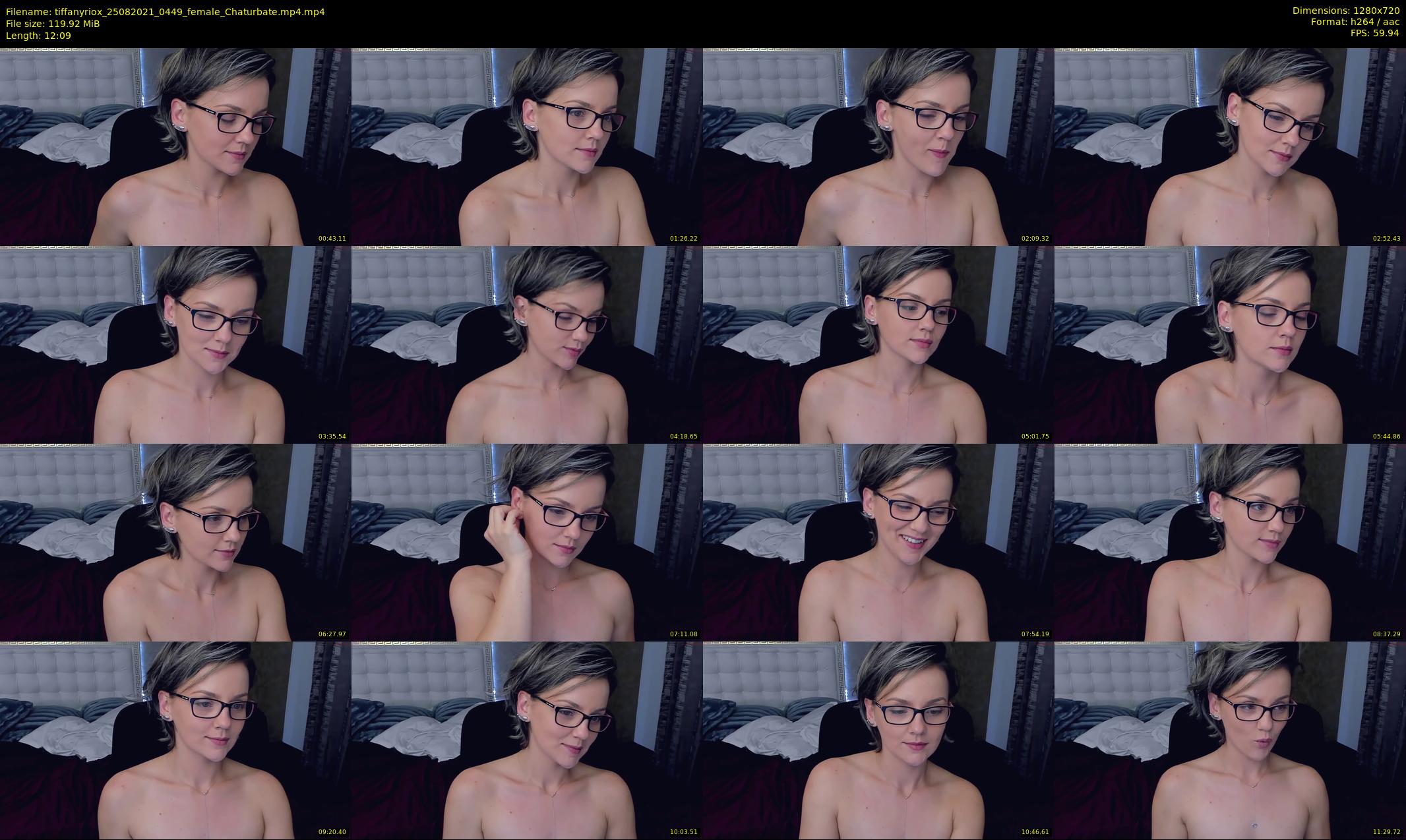 tiffanyriox — 13 minute Chaturbate female cam show recording, 720p, Aug 25, 2021
