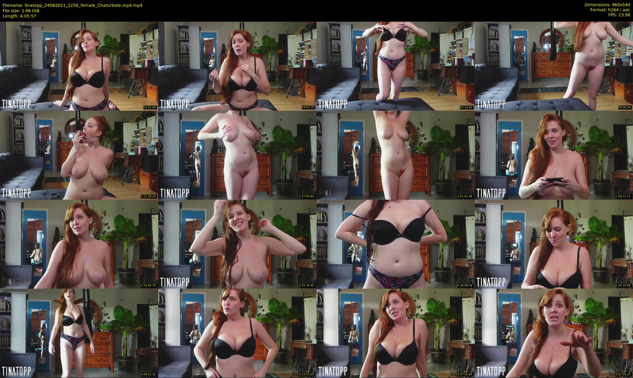 tinatopp — 246 minute Chaturbate female cam show recording, 480p, Aug 24, 2021