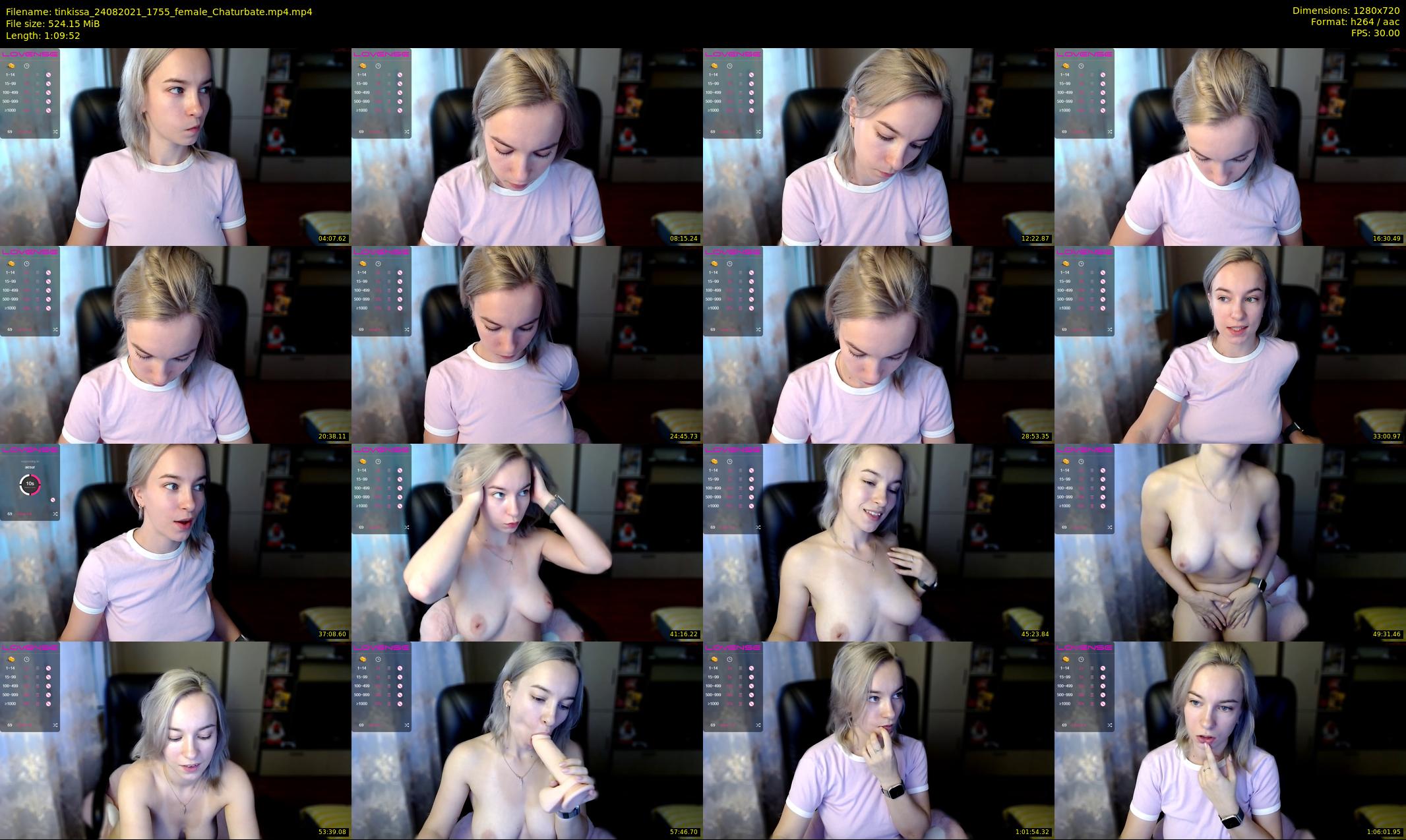 tinkissa — 70 minute Chaturbate couple cam show recording, 720p, Aug 24, 2021