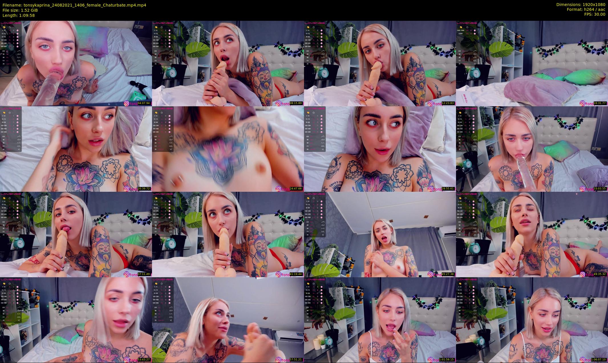 tonsykaprina — 70 minute Chaturbate couple cam show recording, 1080p, Aug 24, 2021
