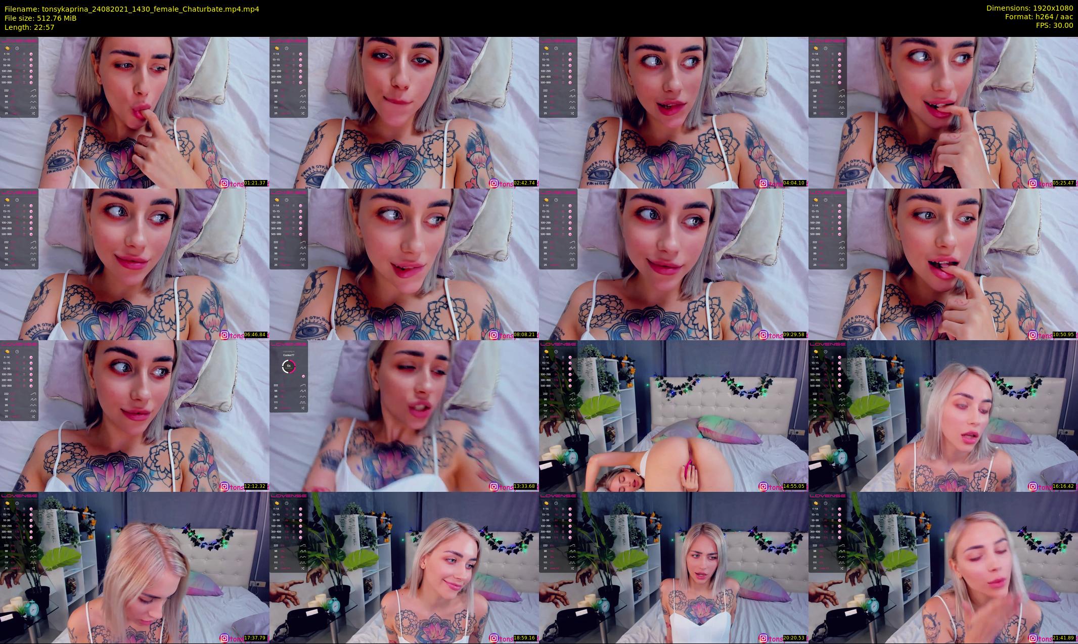 tonsykaprina — 23 minute Chaturbate couple cam show recording, 1080p, Aug 24, 2021