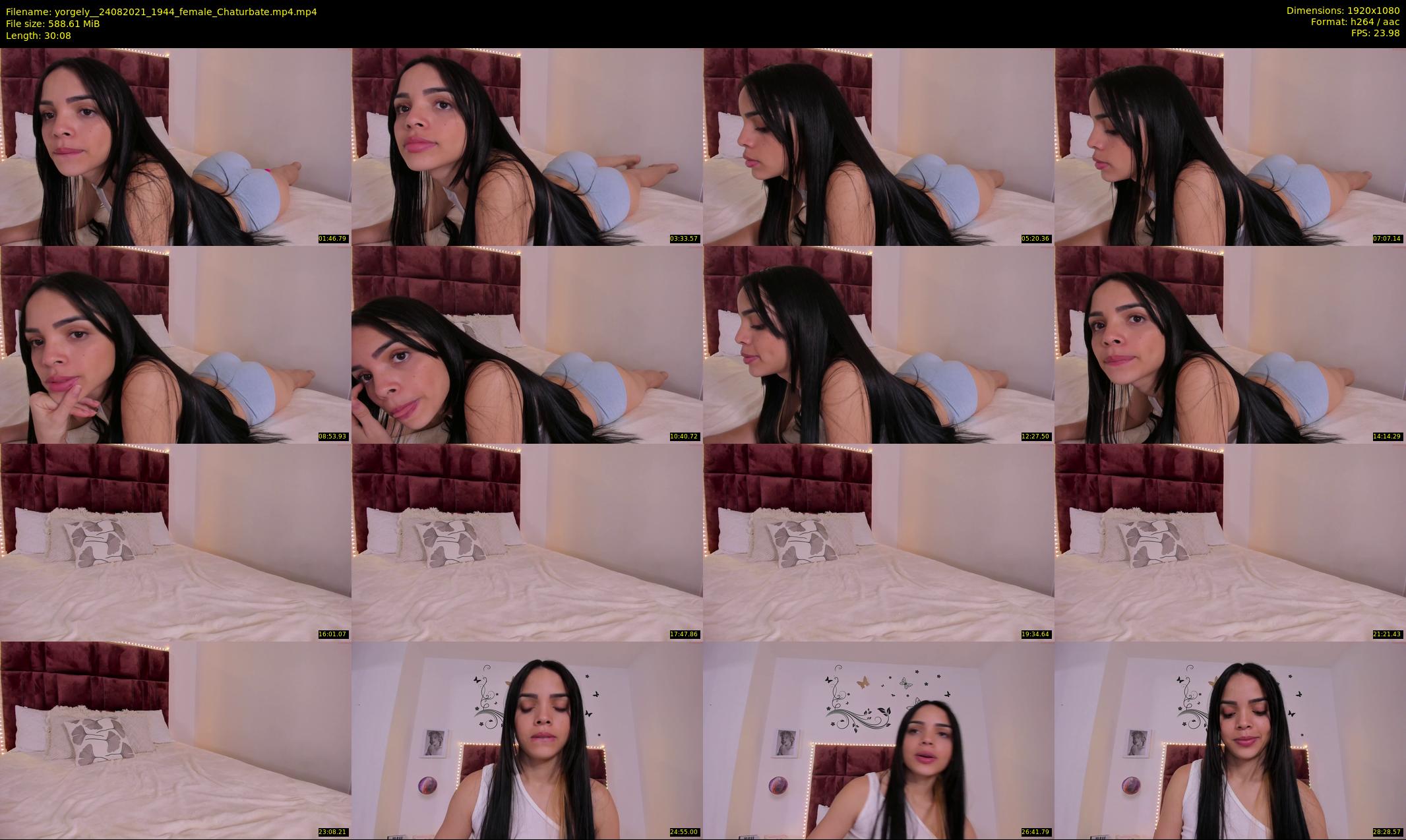 yorgely_ — 31 minute Chaturbate female cam show recording, 1080p, Aug 24, 2021