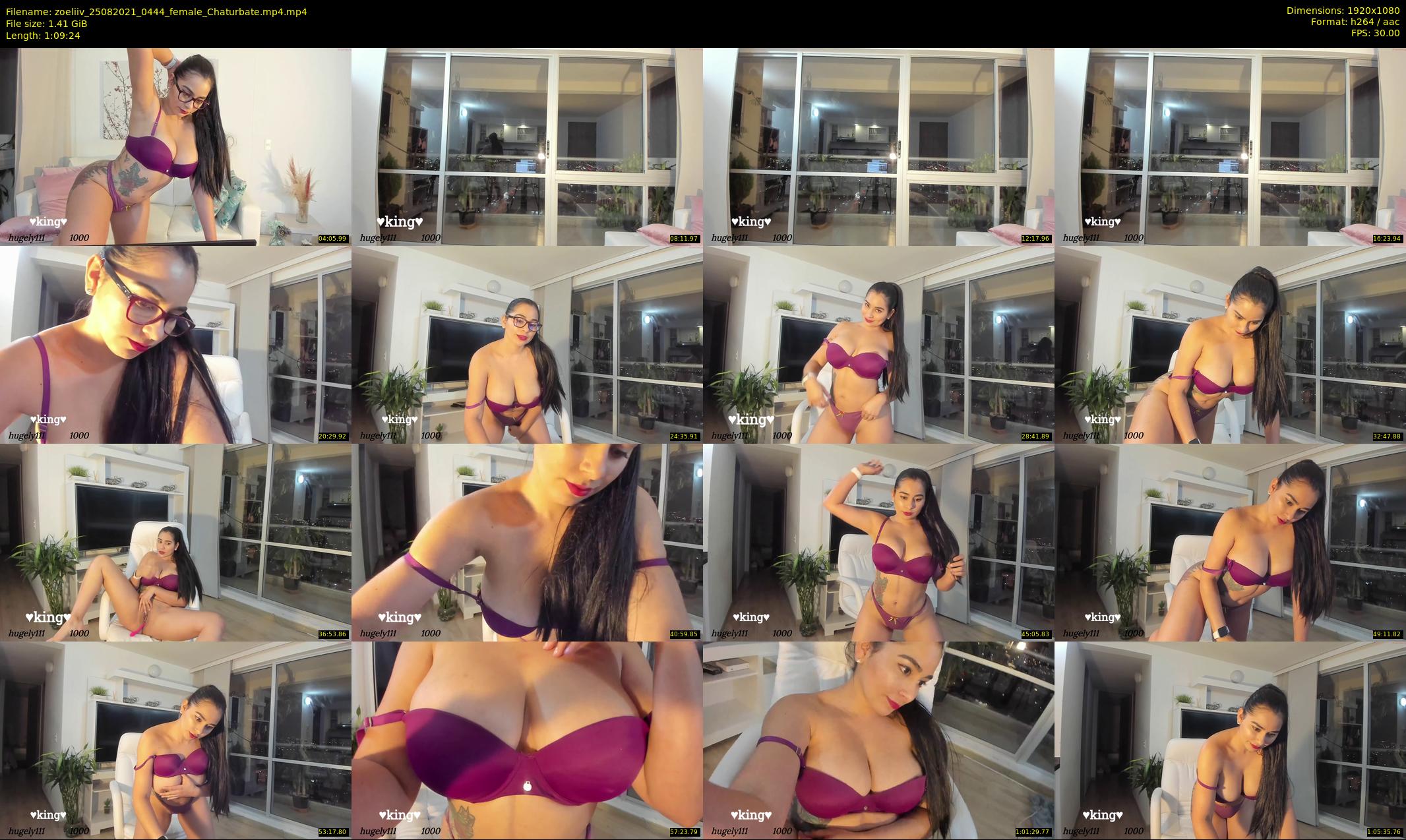 zoeliiv — 70 minute Chaturbate female cam show recording, 1080p, Aug 25, 2021