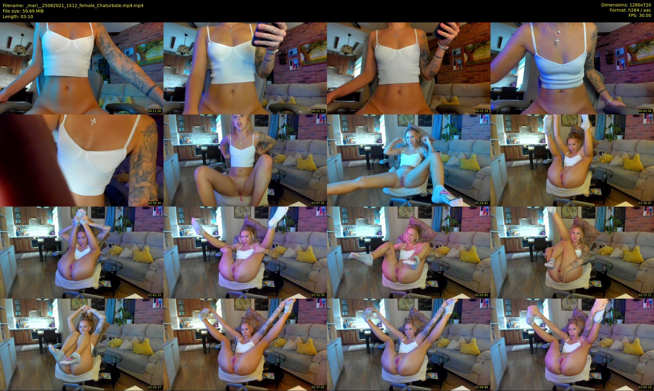 _mari_ — 4 minute Chaturbate female cam show recording, 720p, Aug 25, 2021