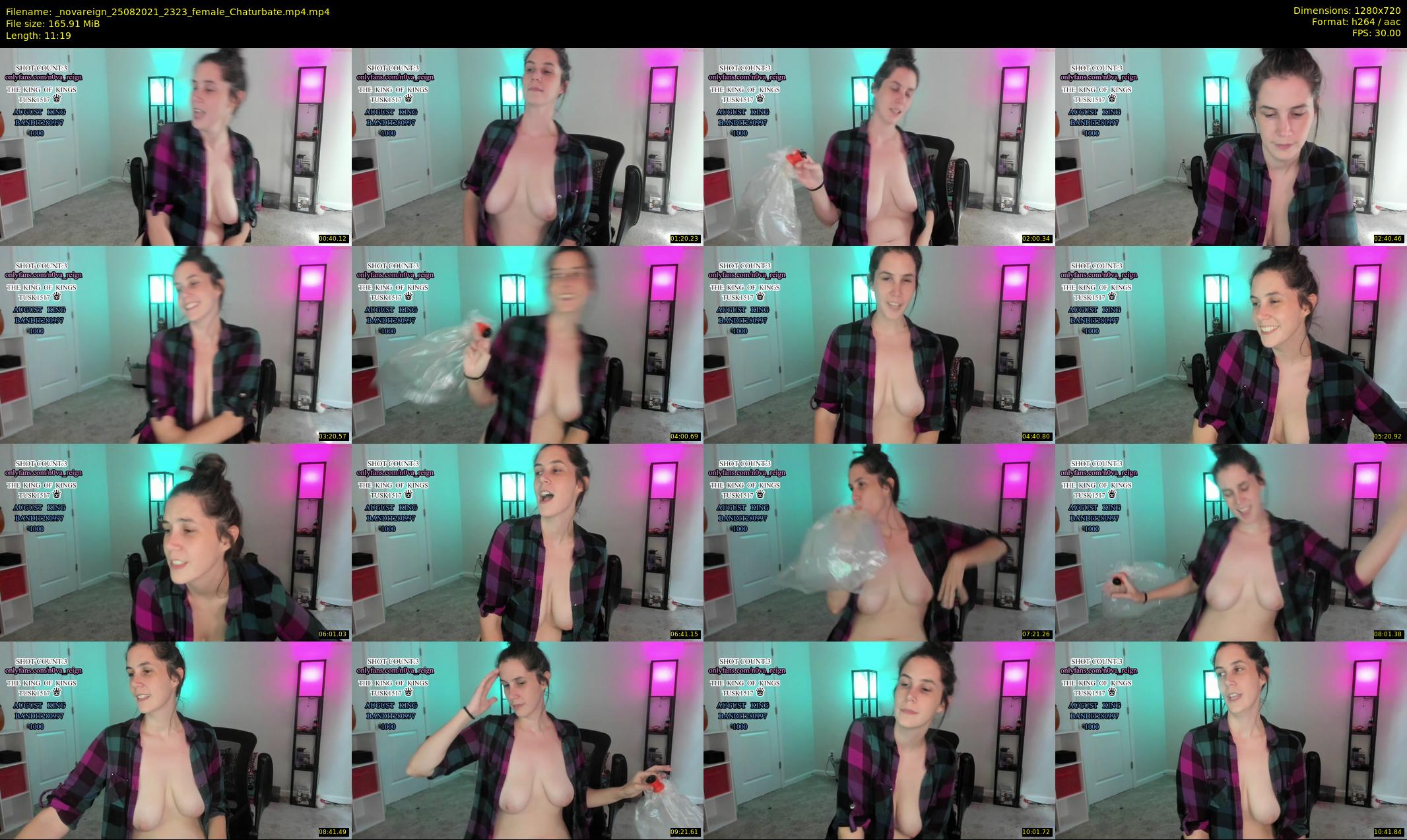 _novareign — 12 minute Chaturbate female cam show recording, 720p, Aug 25, 2021