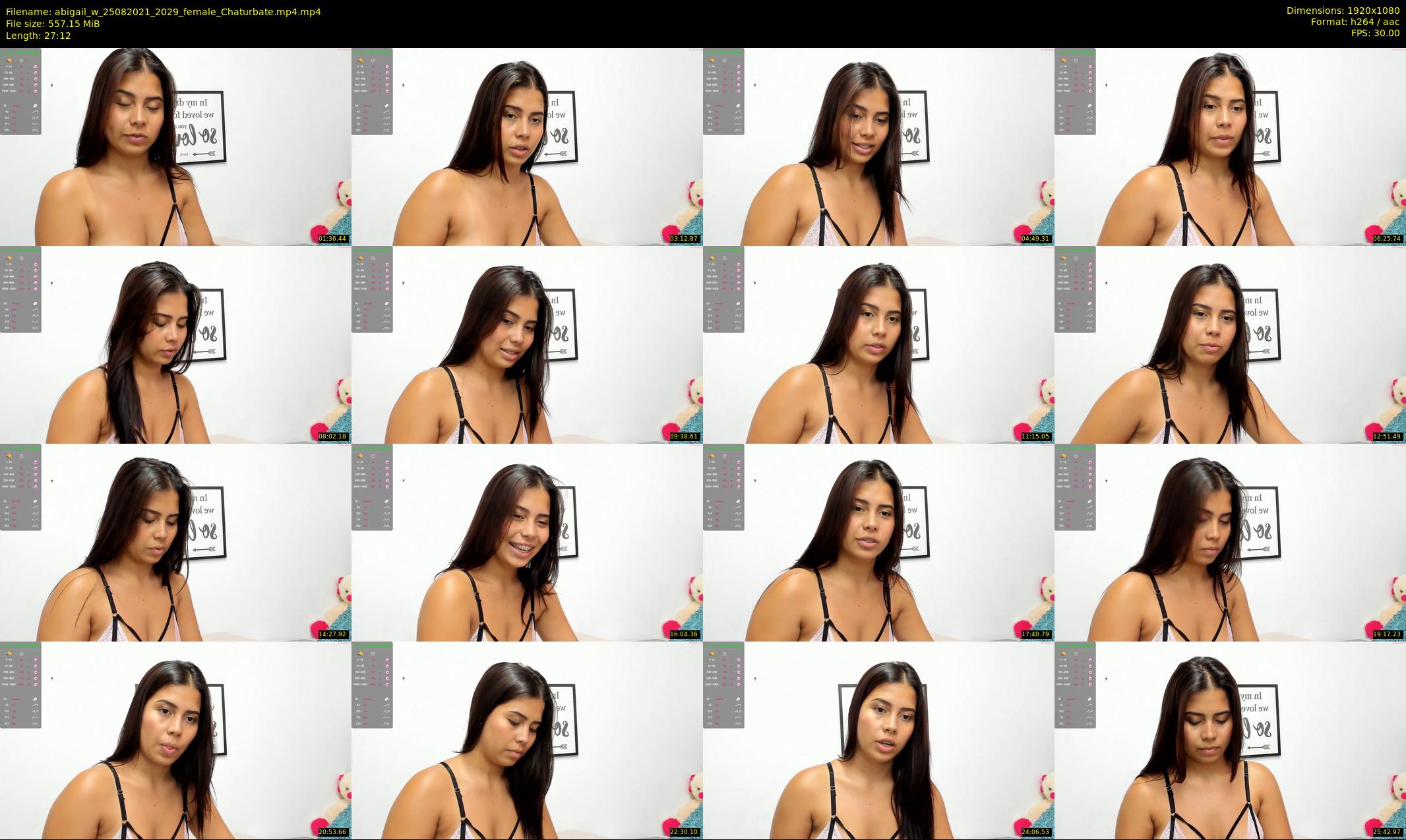 abigail_w — 28 minute Chaturbate female cam show recording, 1080p, Aug 25, 2021