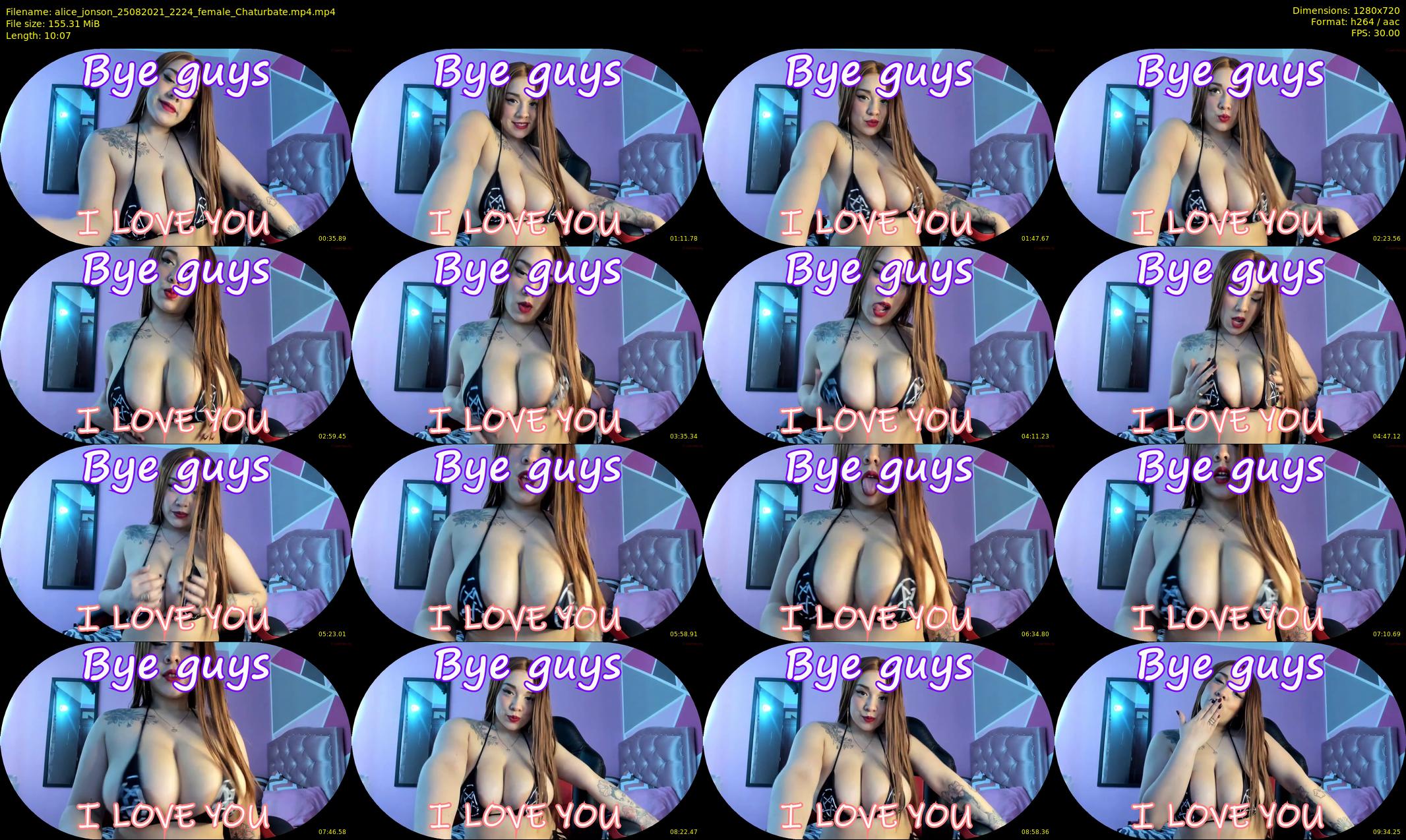 alice_jonson — 11 minute Chaturbate female cam show recording, 720p, Aug 25, 2021