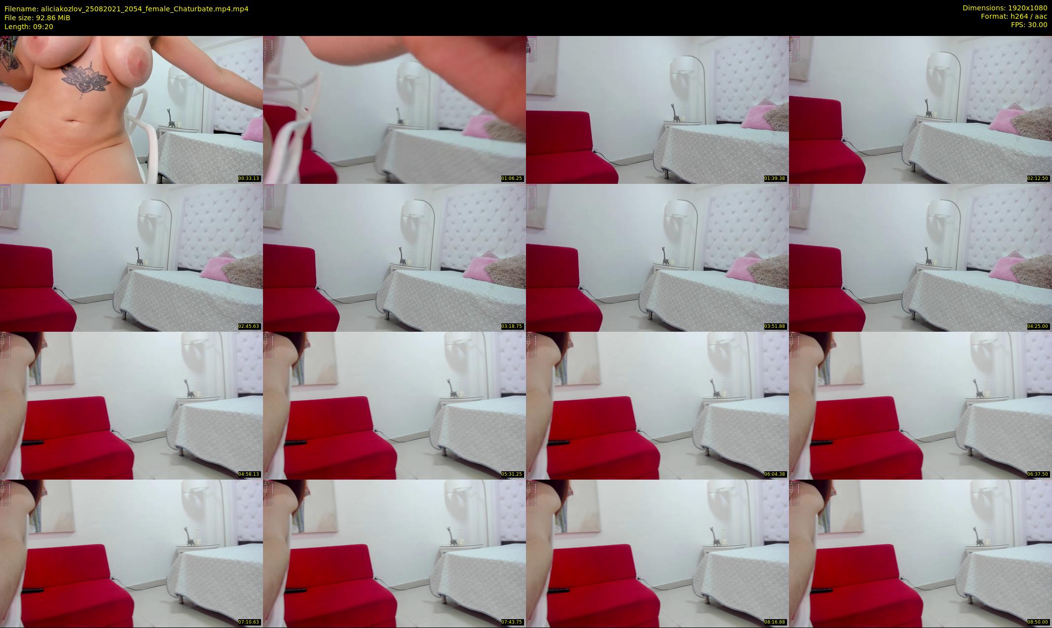 aliciakozlov — 10 minute Chaturbate female cam show recording, 1080p, Aug 25, 2021