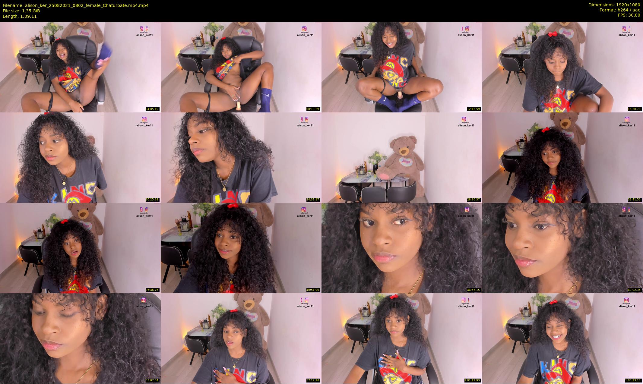 alison_ker — 70 minute Chaturbate female cam show recording, 1080p, Aug 25, 2021