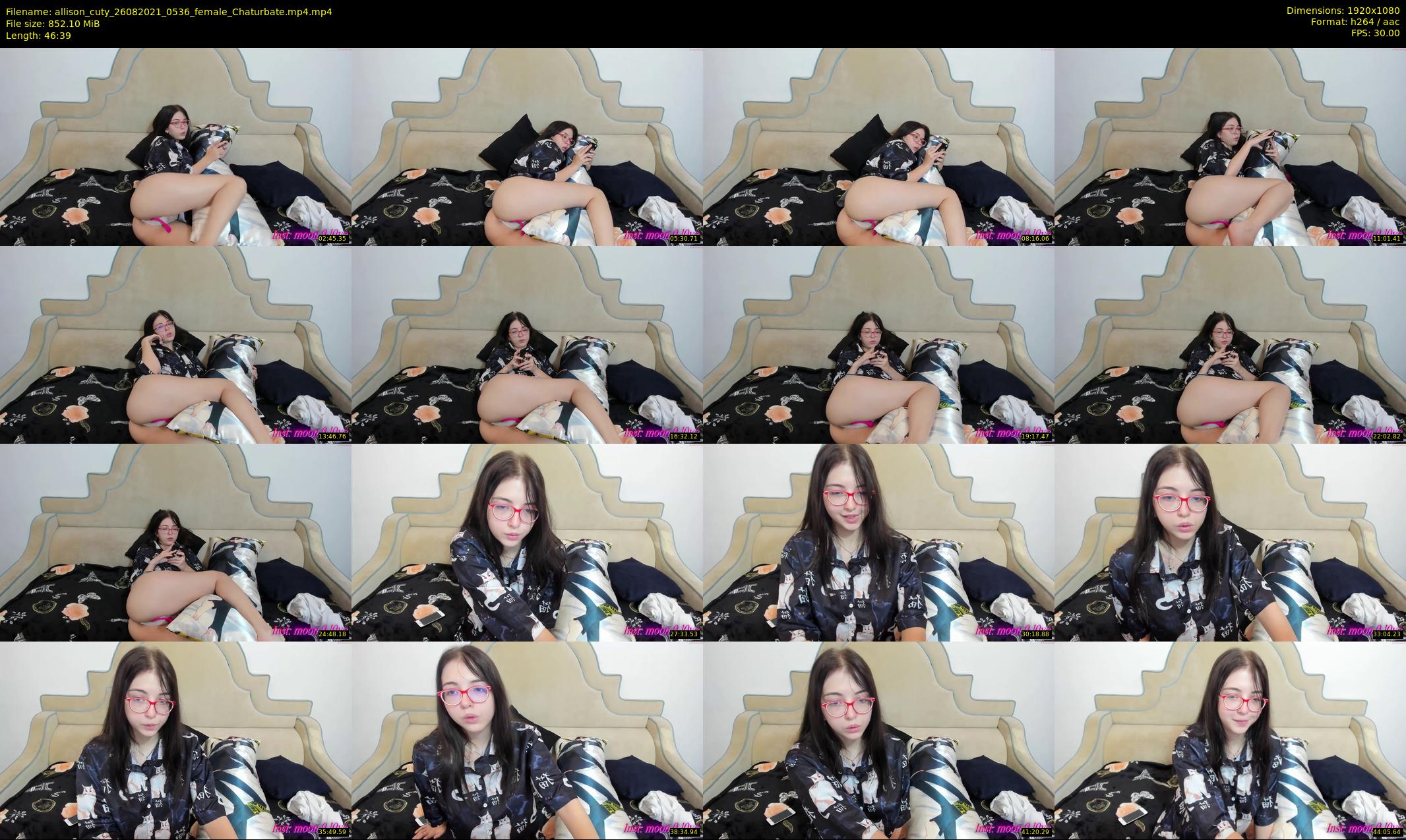allison_cuty — 47 minute Chaturbate female cam show recording, 1080p, Aug 26, 2021