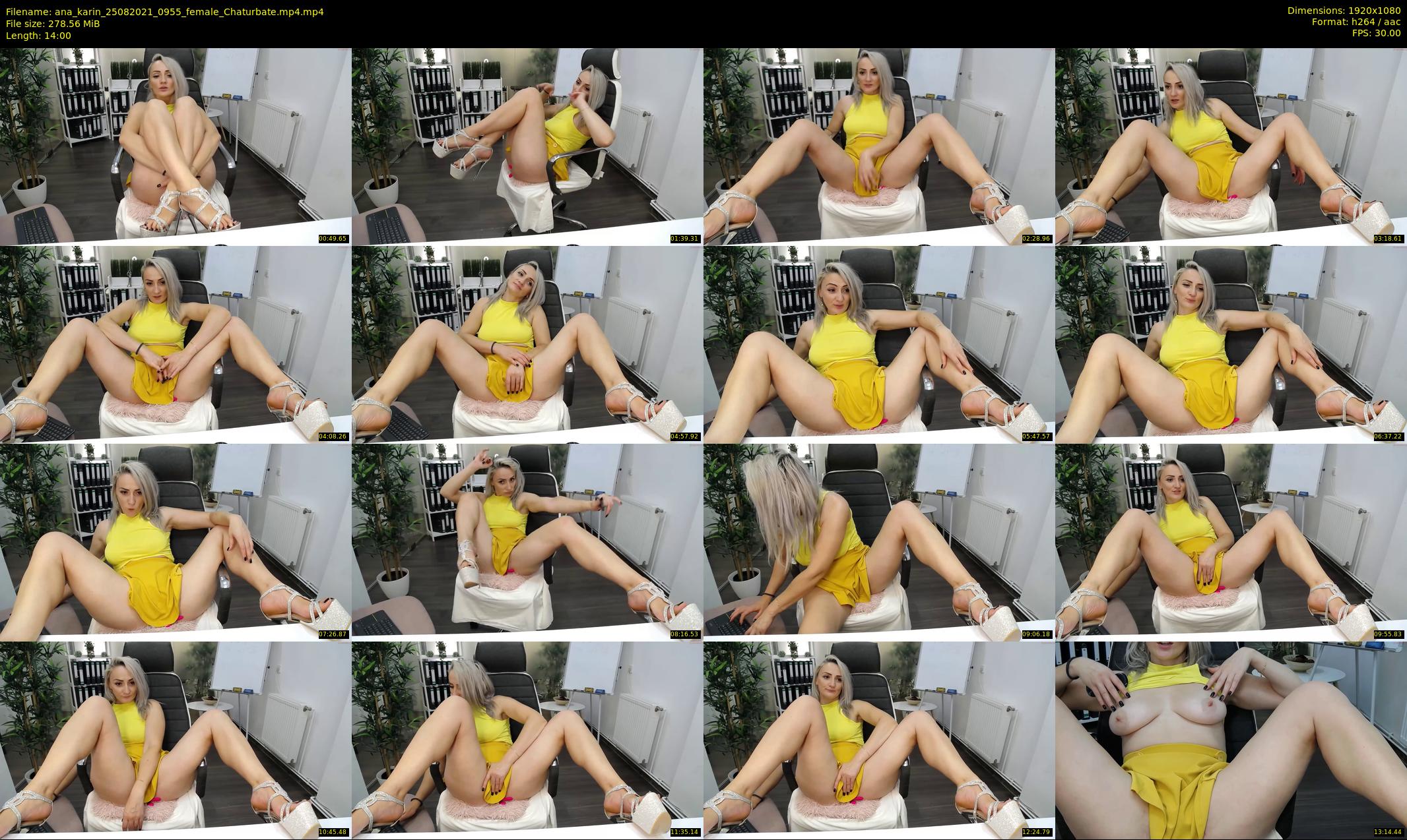 ana_karin — 14 minute Chaturbate female cam show recording, 1080p, Aug 25, 2021