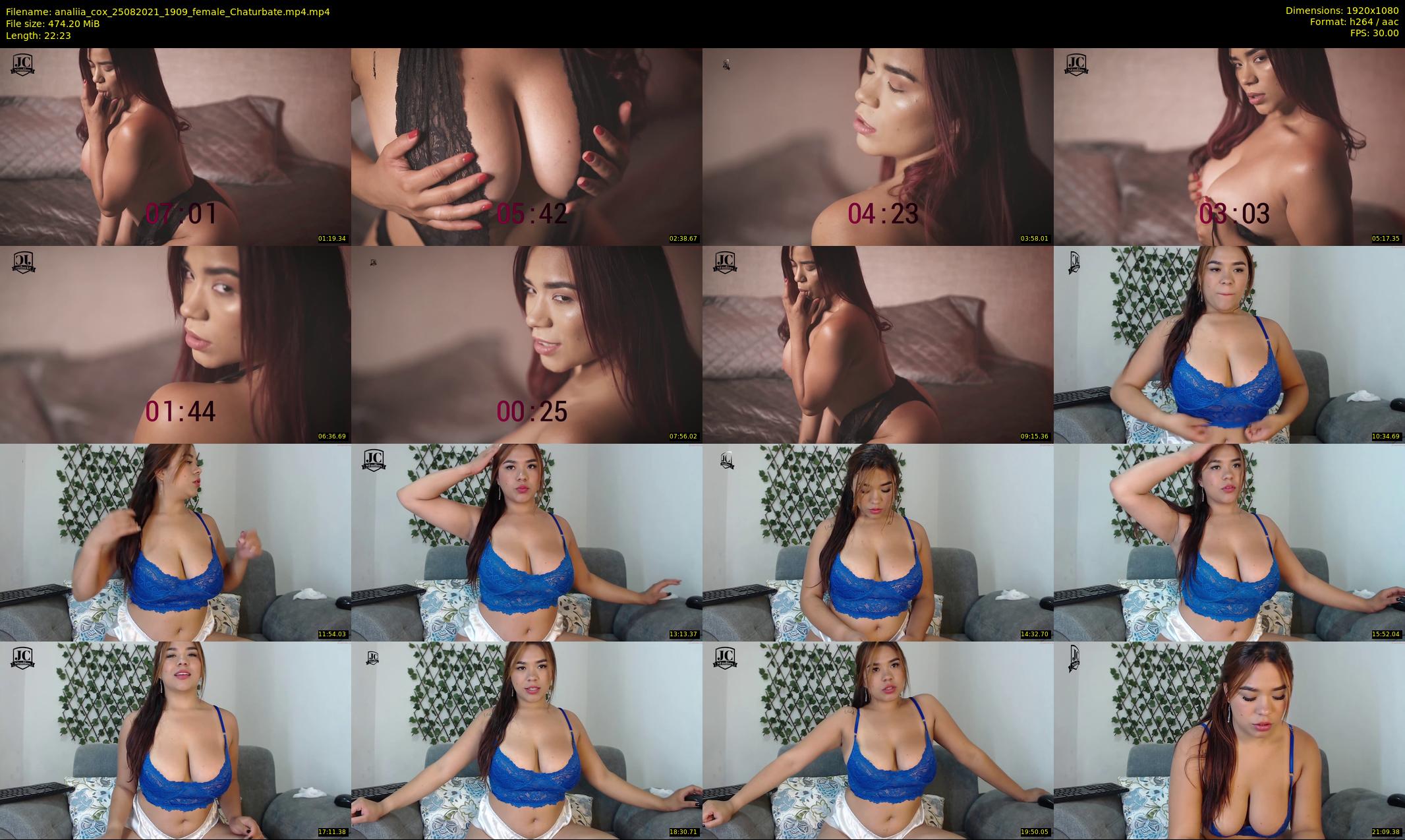 analiia_cox — 23 minute Chaturbate female cam show recording, 1080p, Aug 25, 2021