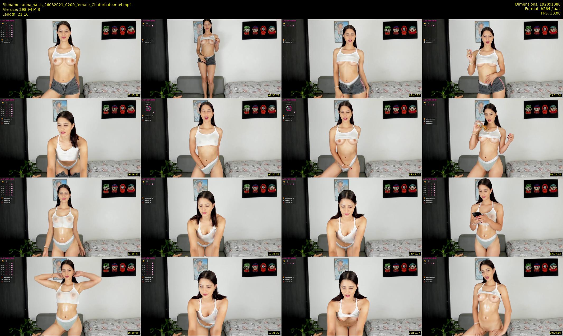 anna_wells — 22 minute Chaturbate female cam show recording, 1080p, Aug 26, 2021