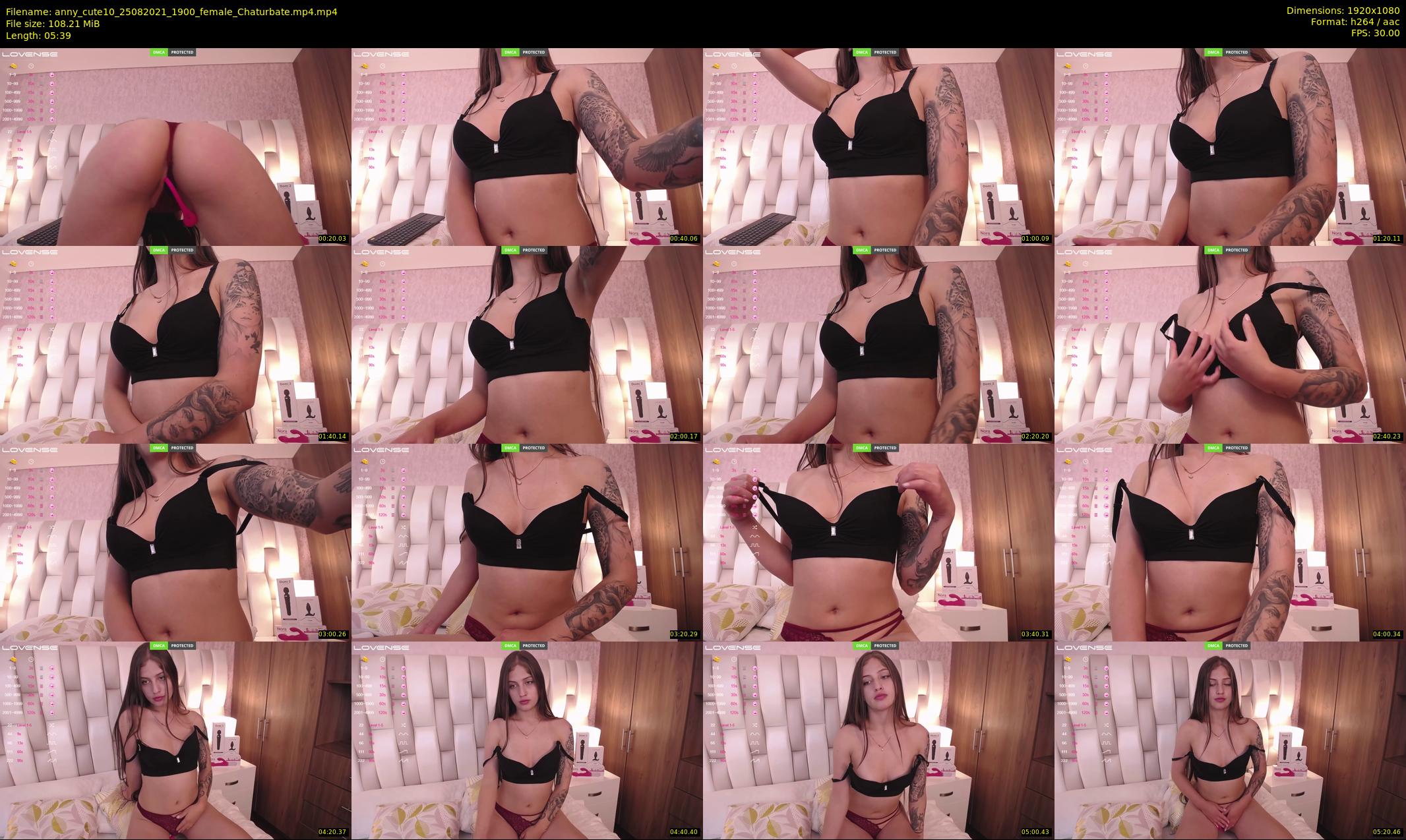 anny_cute10 — 6 minute Chaturbate female cam show recording, 1080p, Aug 25, 2021