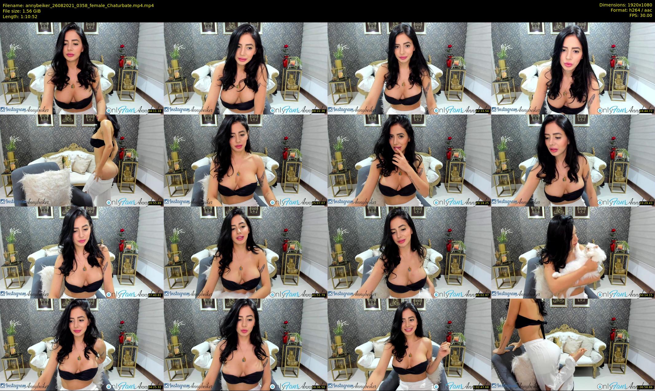 annybeiker — 71 minute Chaturbate female cam show recording, 1080p, Aug 26, 2021