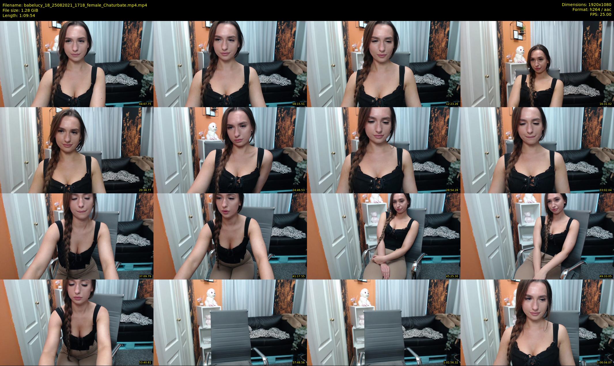 babelucy_18 — 70 minute Chaturbate female cam show recording, 1080p, Aug 25, 2021