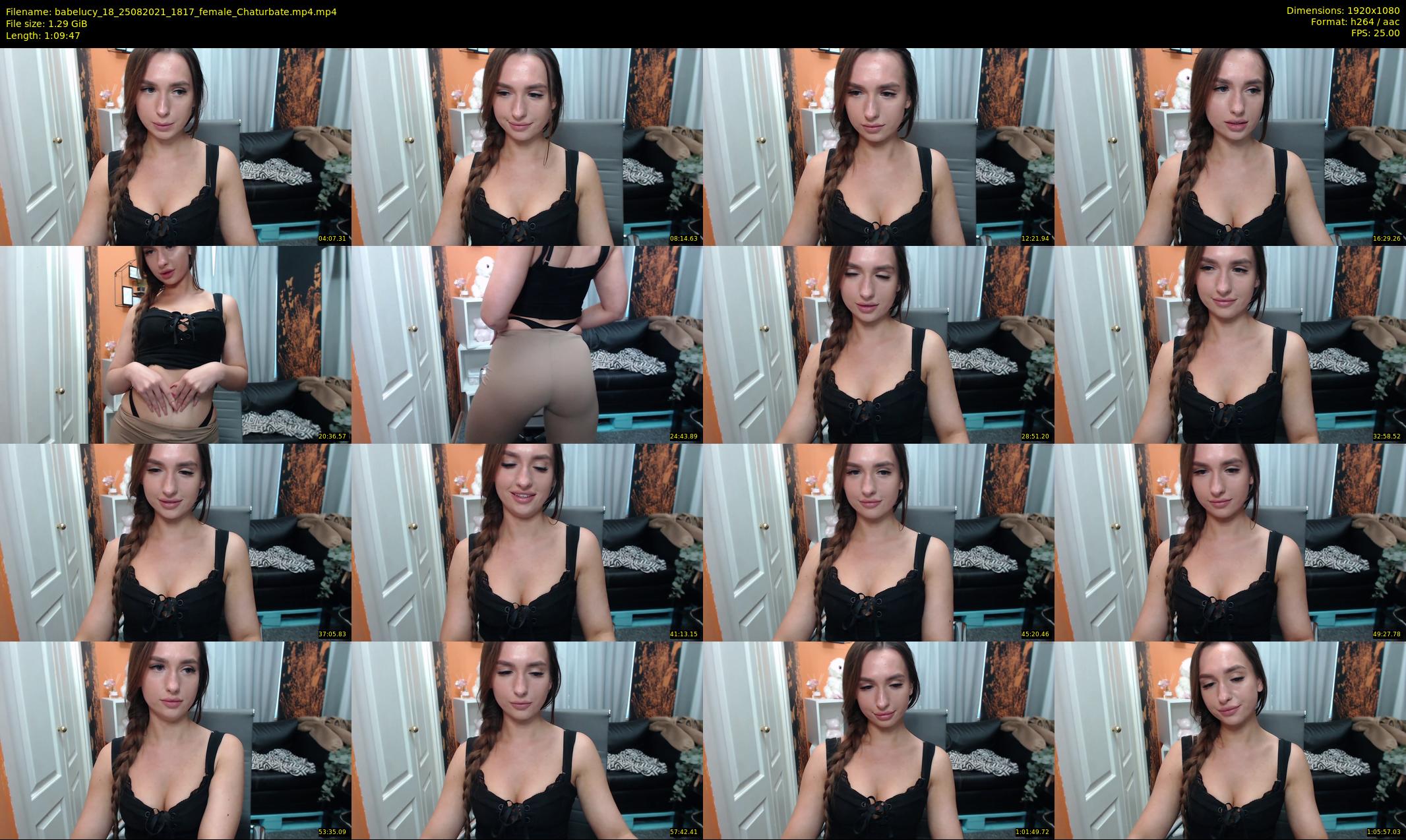 babelucy_18 — 70 minute Chaturbate female cam show recording, 1080p, Aug 25, 2021