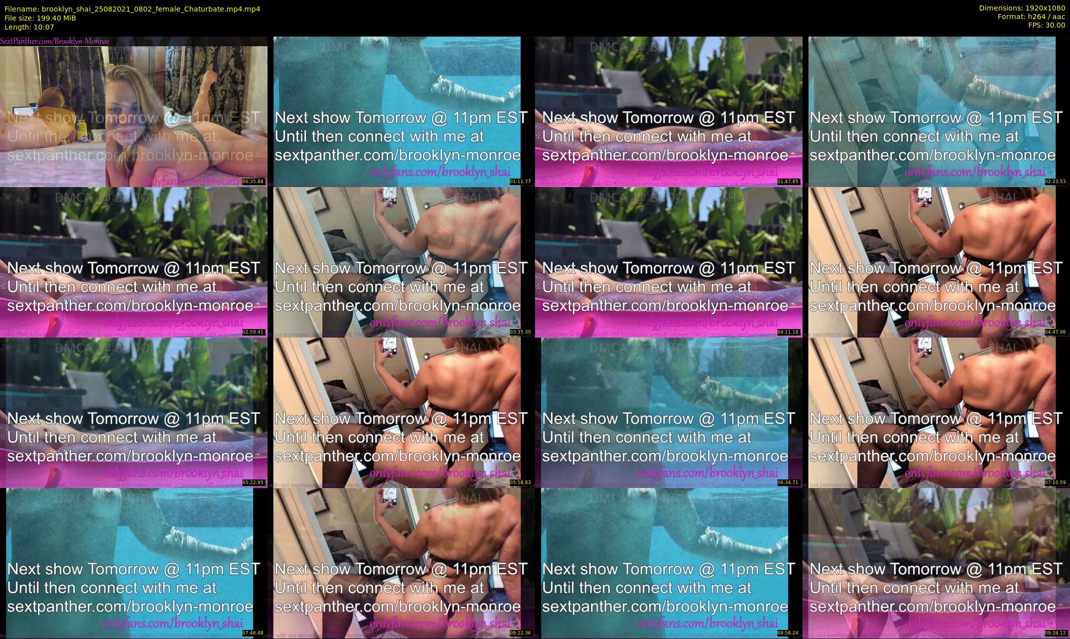 brooklyn_shai — 11 minute Chaturbate couple cam show recording, 1080p, Aug 25, 2021