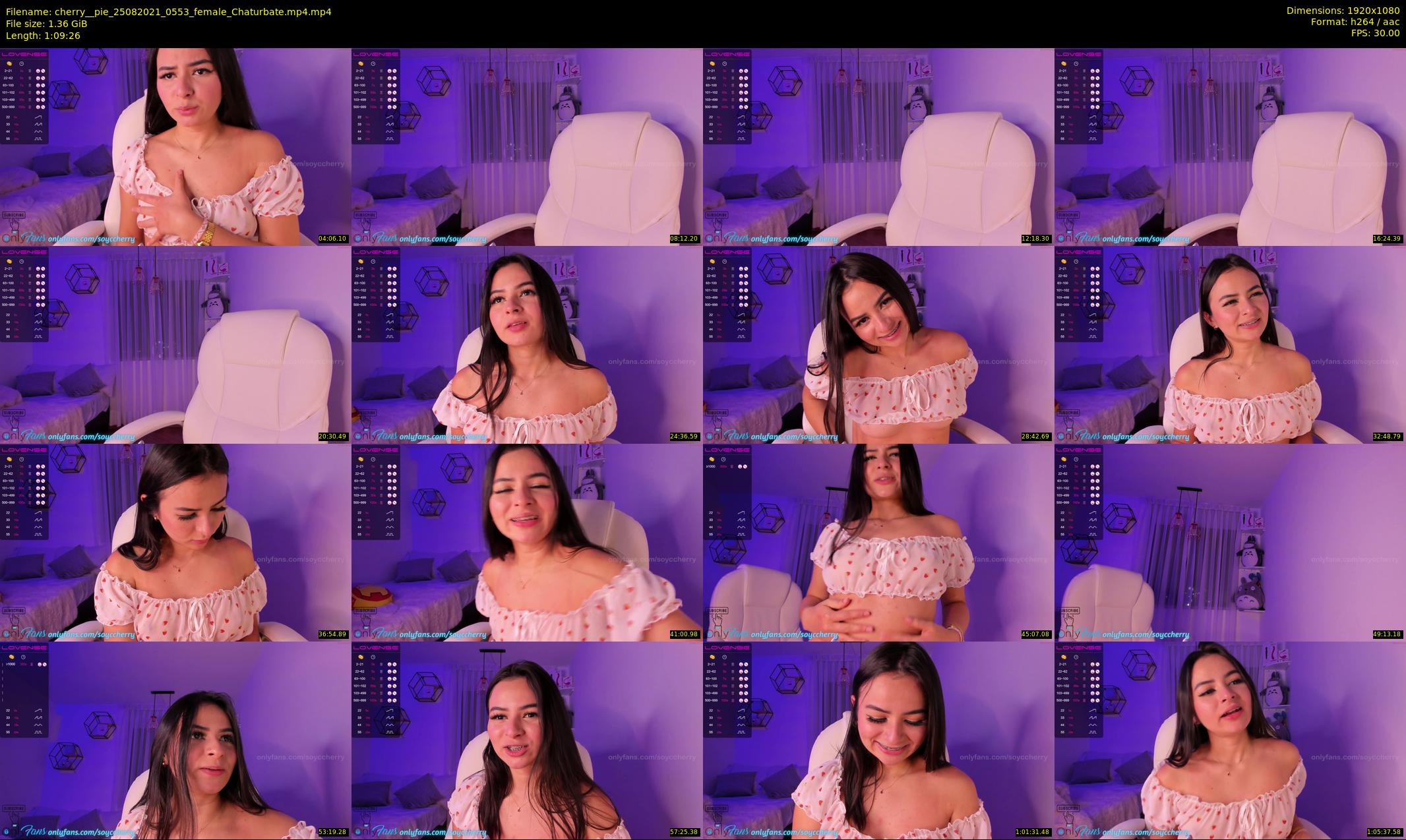 cherry__pie — 70 minute Chaturbate female cam show recording, 1080p, Aug 25, 2021