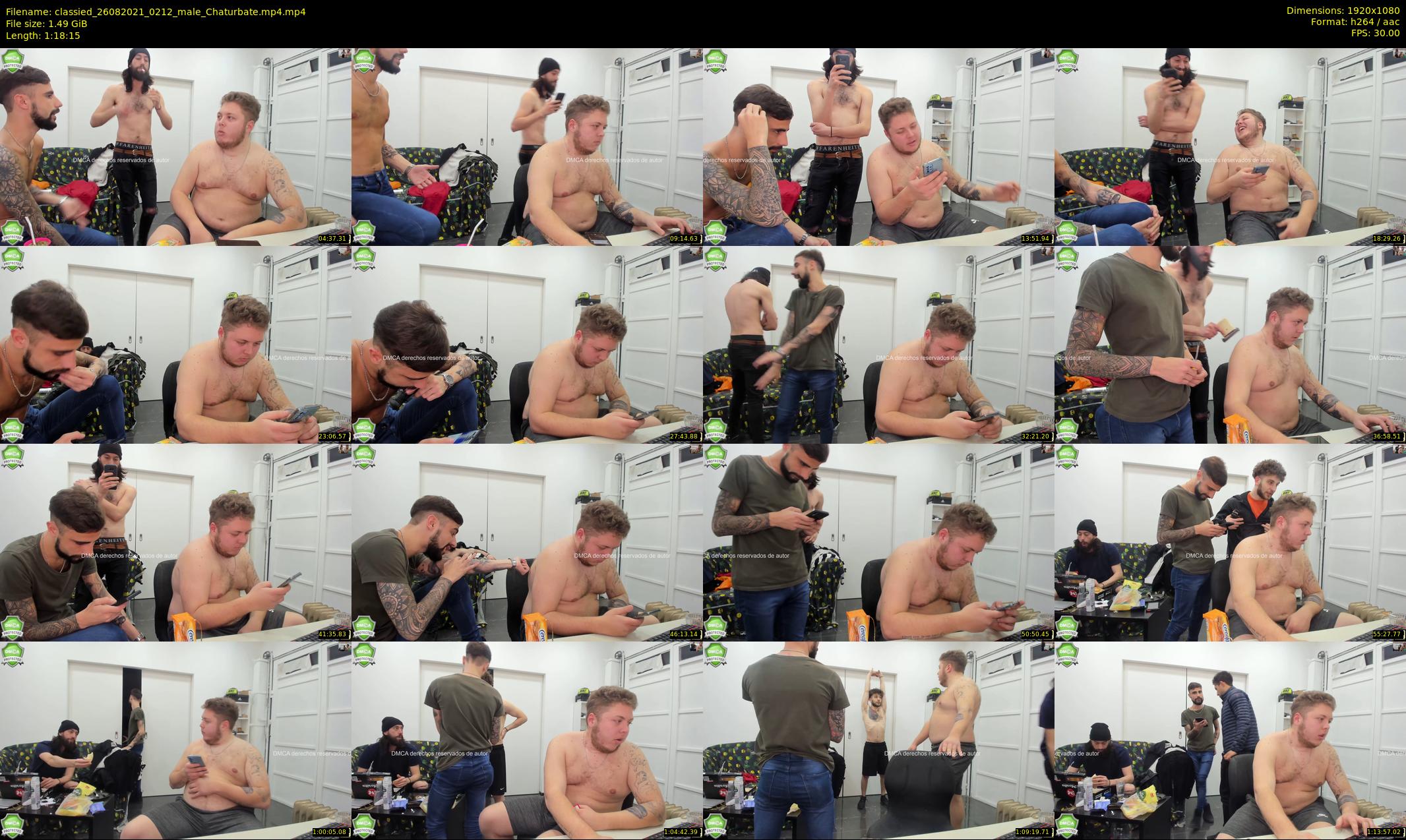 classied — 79 minute Chaturbate male cam show recording, 1080p, Aug 26, 2021