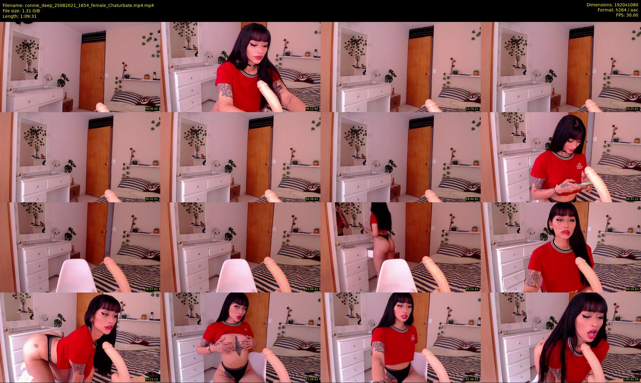 connie_deep — 70 minute Chaturbate female cam show recording, 1080p, Aug 25, 2021