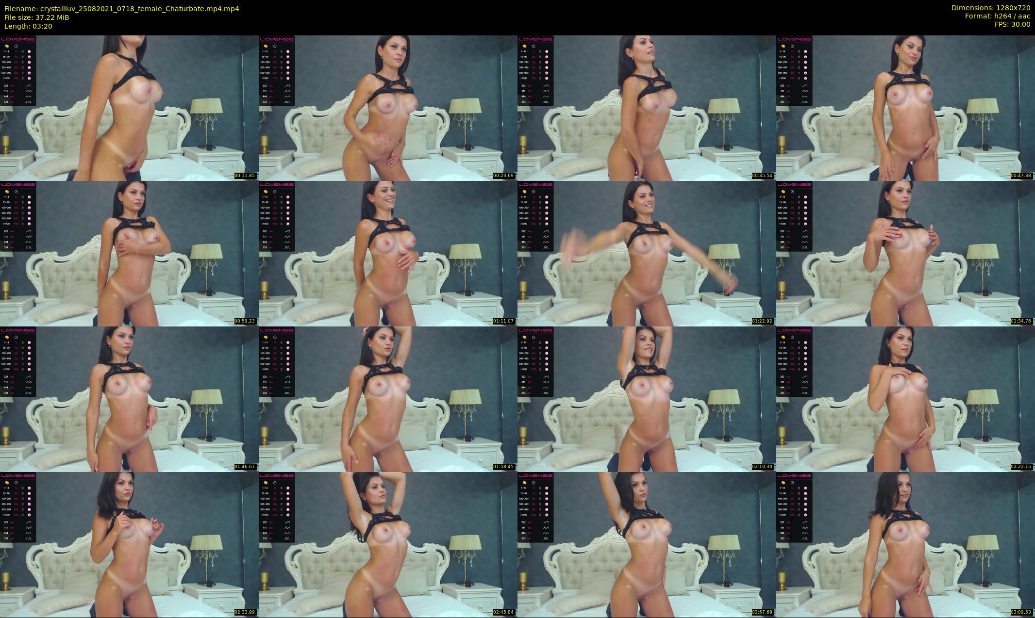 crystallluv — 4 minute Chaturbate female cam show recording, 720p, Aug 25, 2021