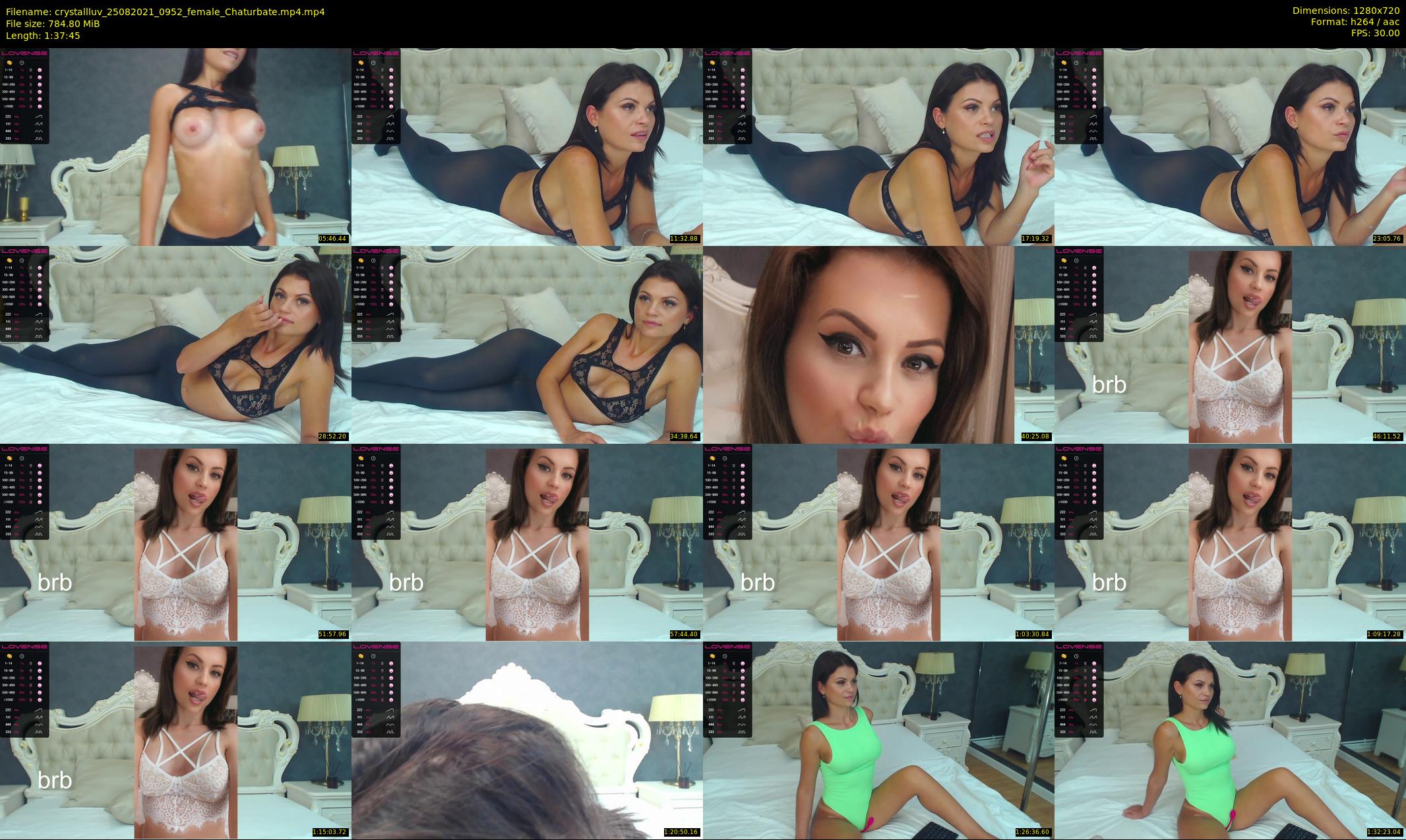 crystallluv — 98 minute Chaturbate female cam show recording, 720p, Aug 25, 2021