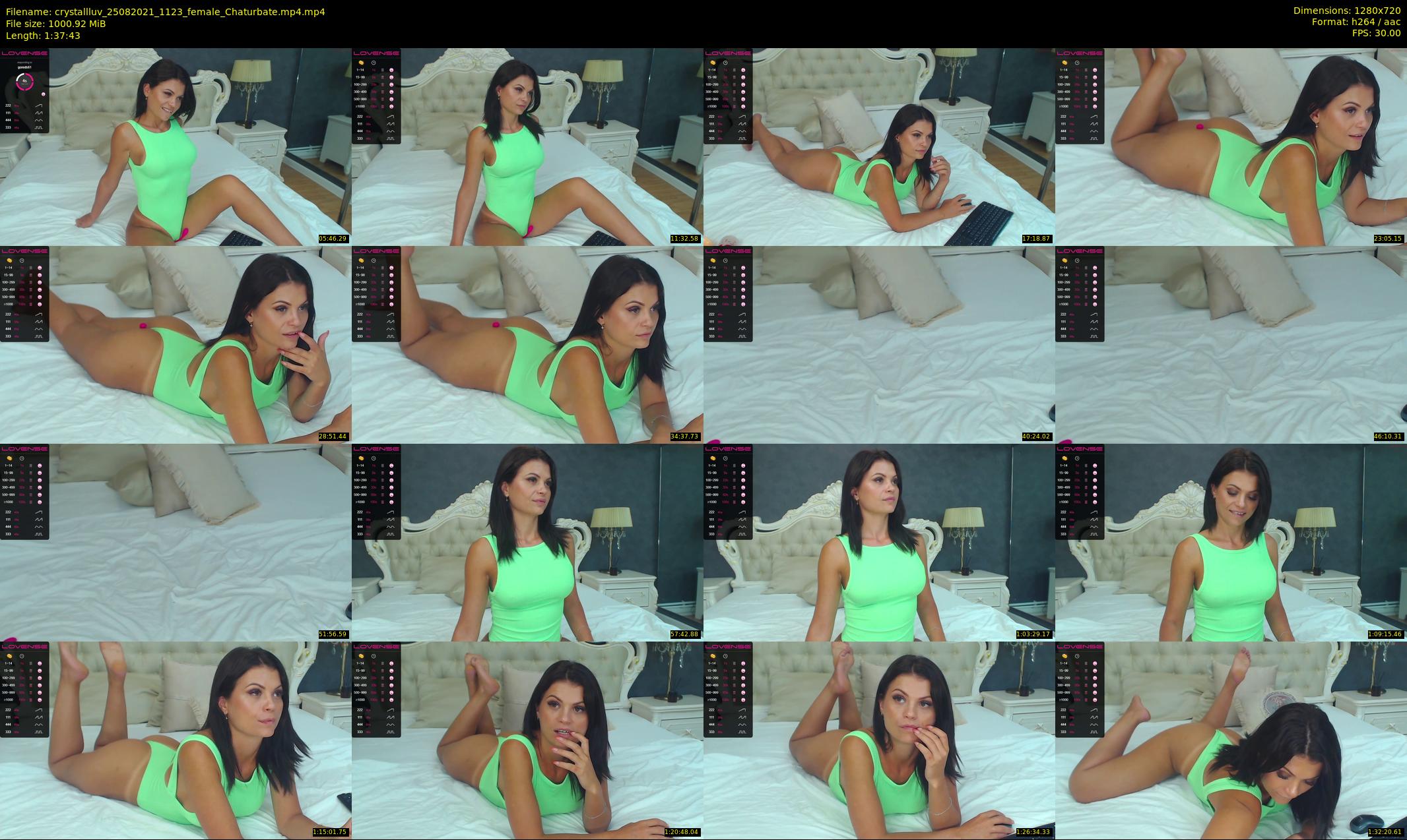 crystallluv — 98 minute Chaturbate female cam show recording, 720p, Aug 25, 2021