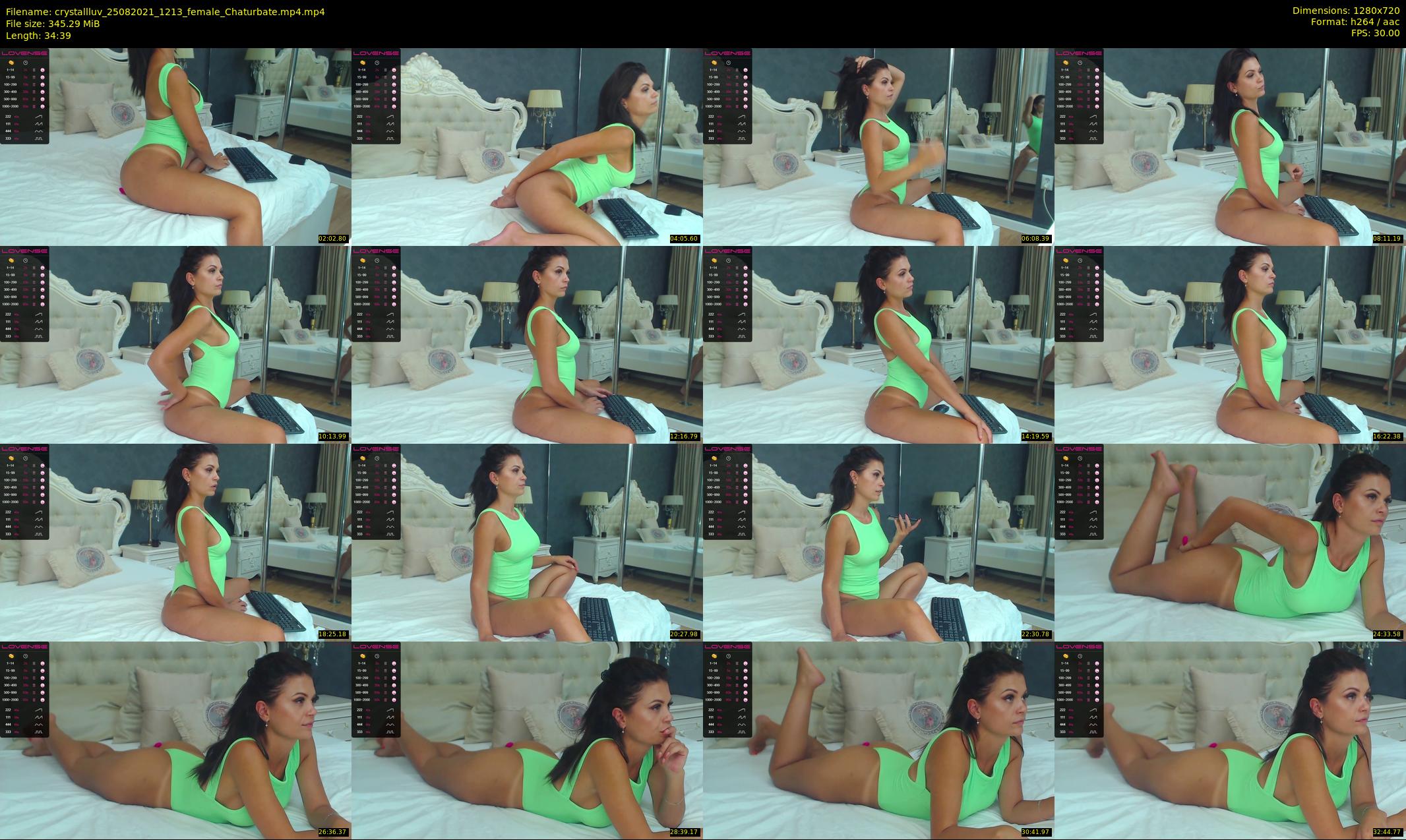 crystallluv — 35 minute Chaturbate female cam show recording, 720p, Aug 25, 2021