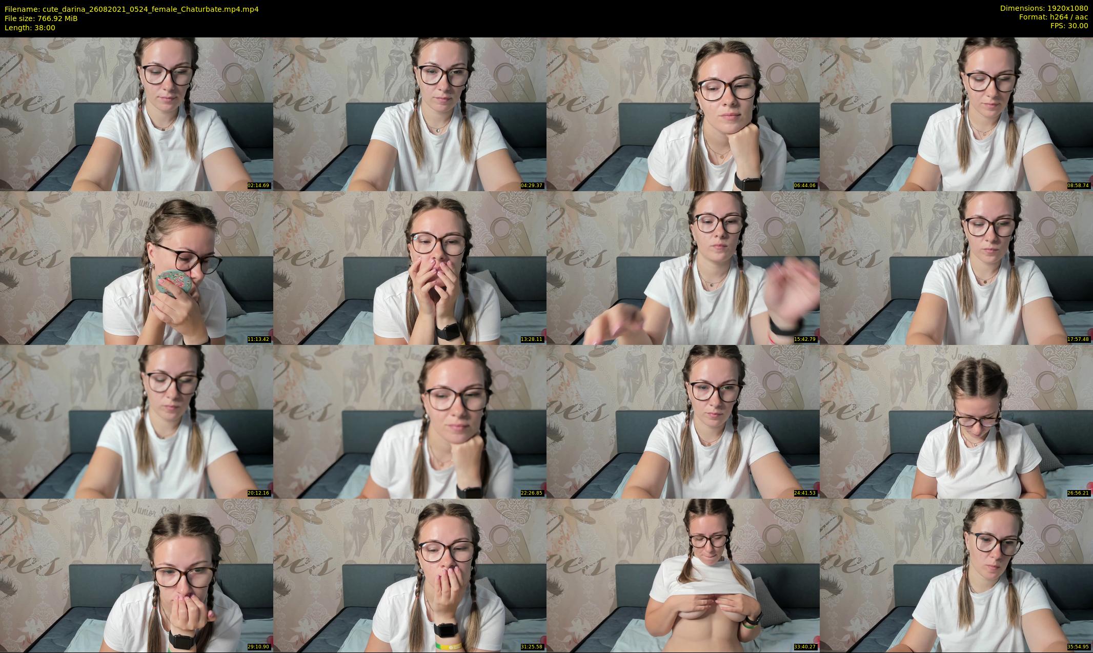 cute_darina — 38 minute Chaturbate female cam show recording, 1080p, Aug 26, 2021