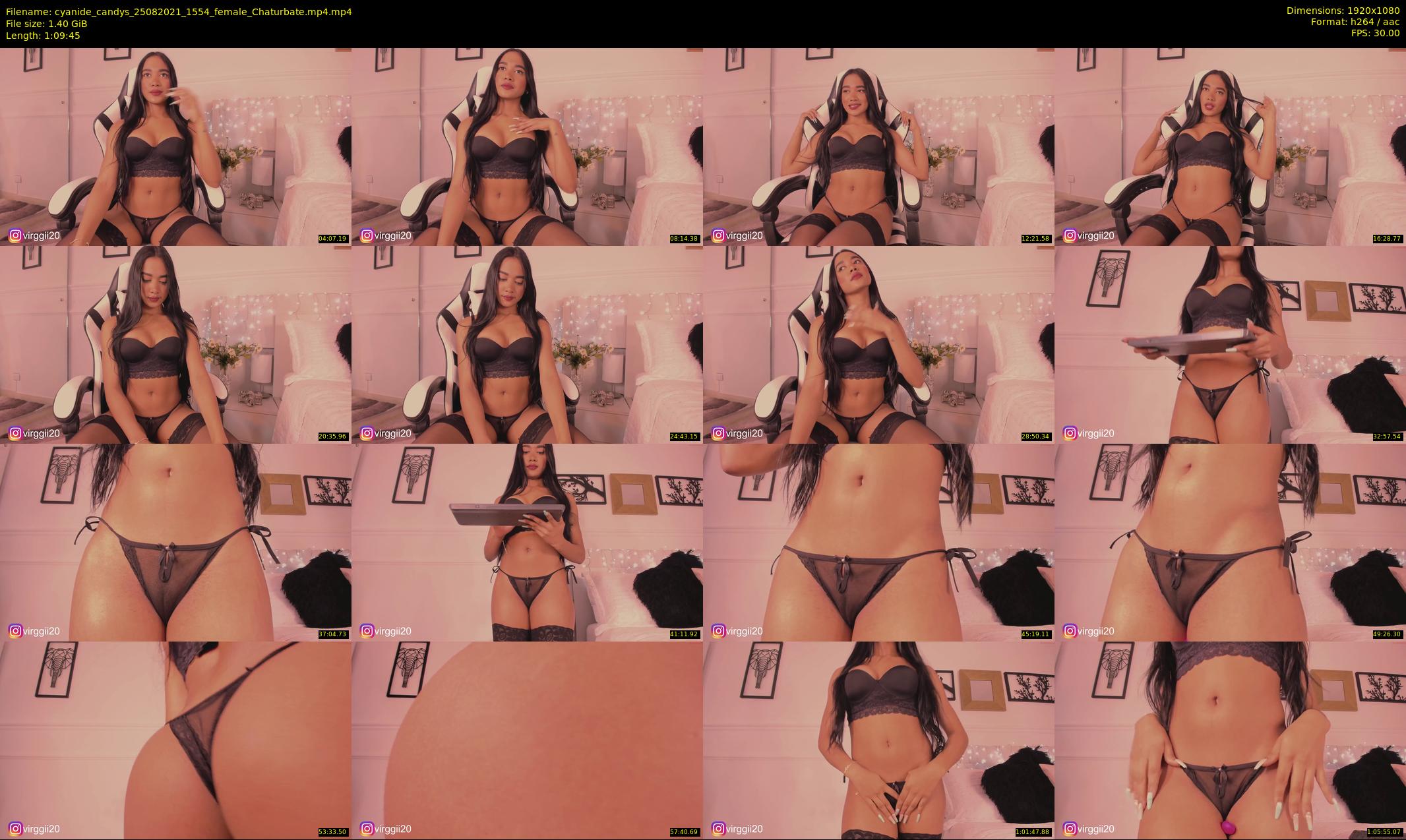 cyanide_candys — 70 minute Chaturbate female cam show recording, 1080p, Aug 25, 2021