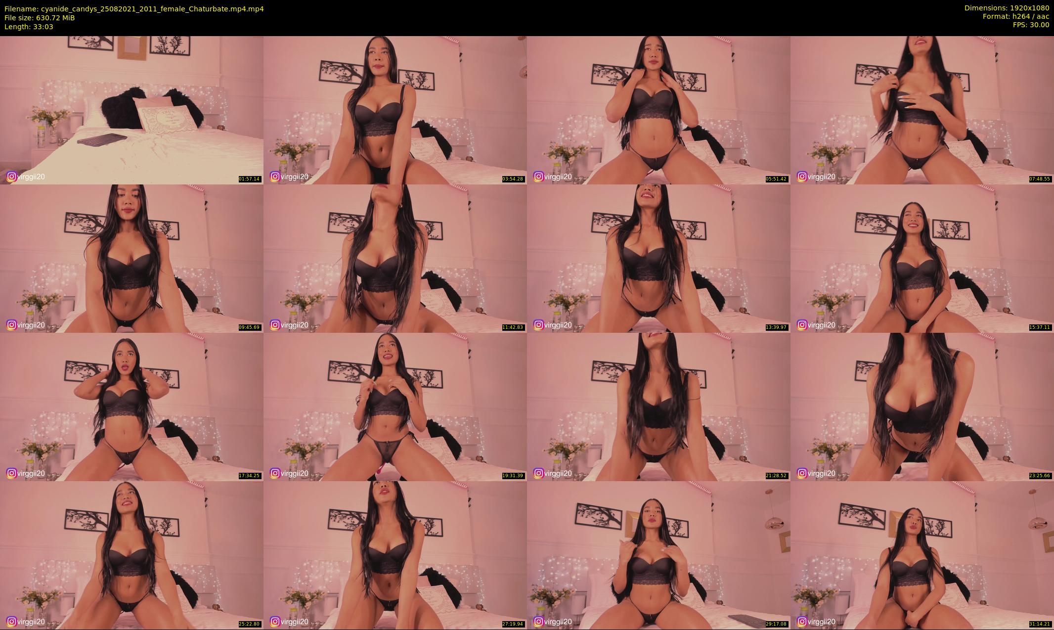 cyanide_candys — 34 minute Chaturbate female cam show recording, 1080p, Aug 25, 2021
