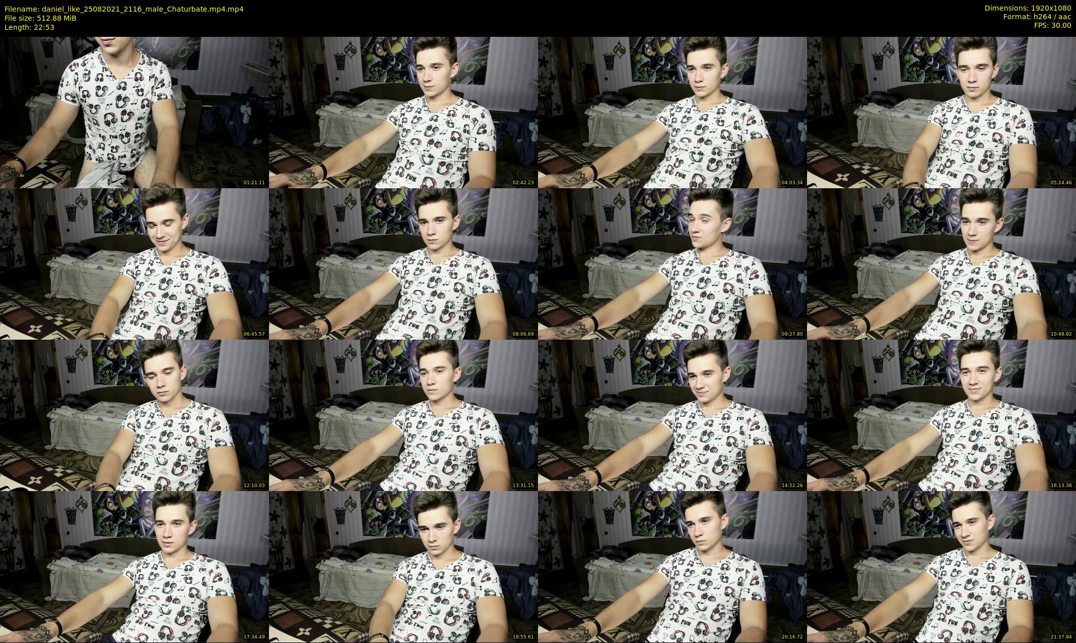 daniel_like — 23 minute Chaturbate male cam show recording, 1080p, Aug 25, 2021