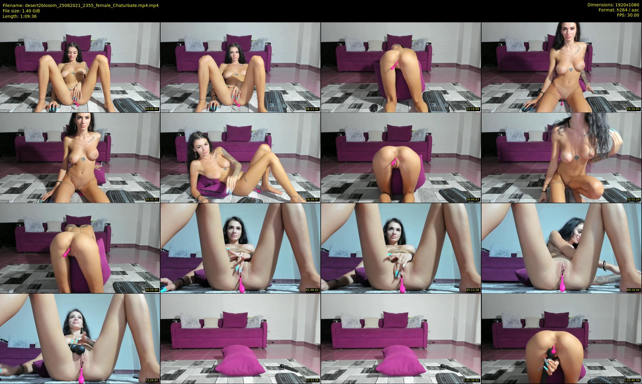 desert2blosom — 70 minute Chaturbate female cam show recording, 1080p, Aug 25, 2021