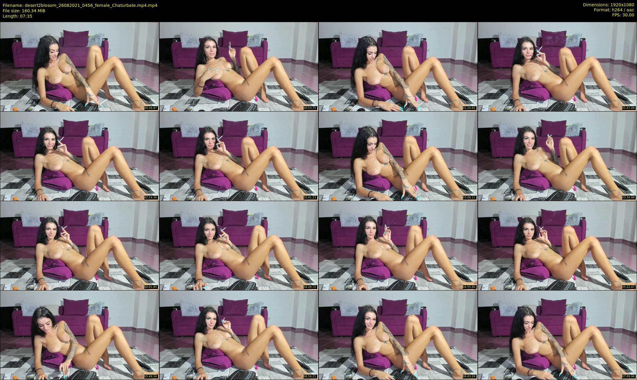 desert2blosom — 8 minute Chaturbate female cam show recording, 1080p, Aug 26, 2021