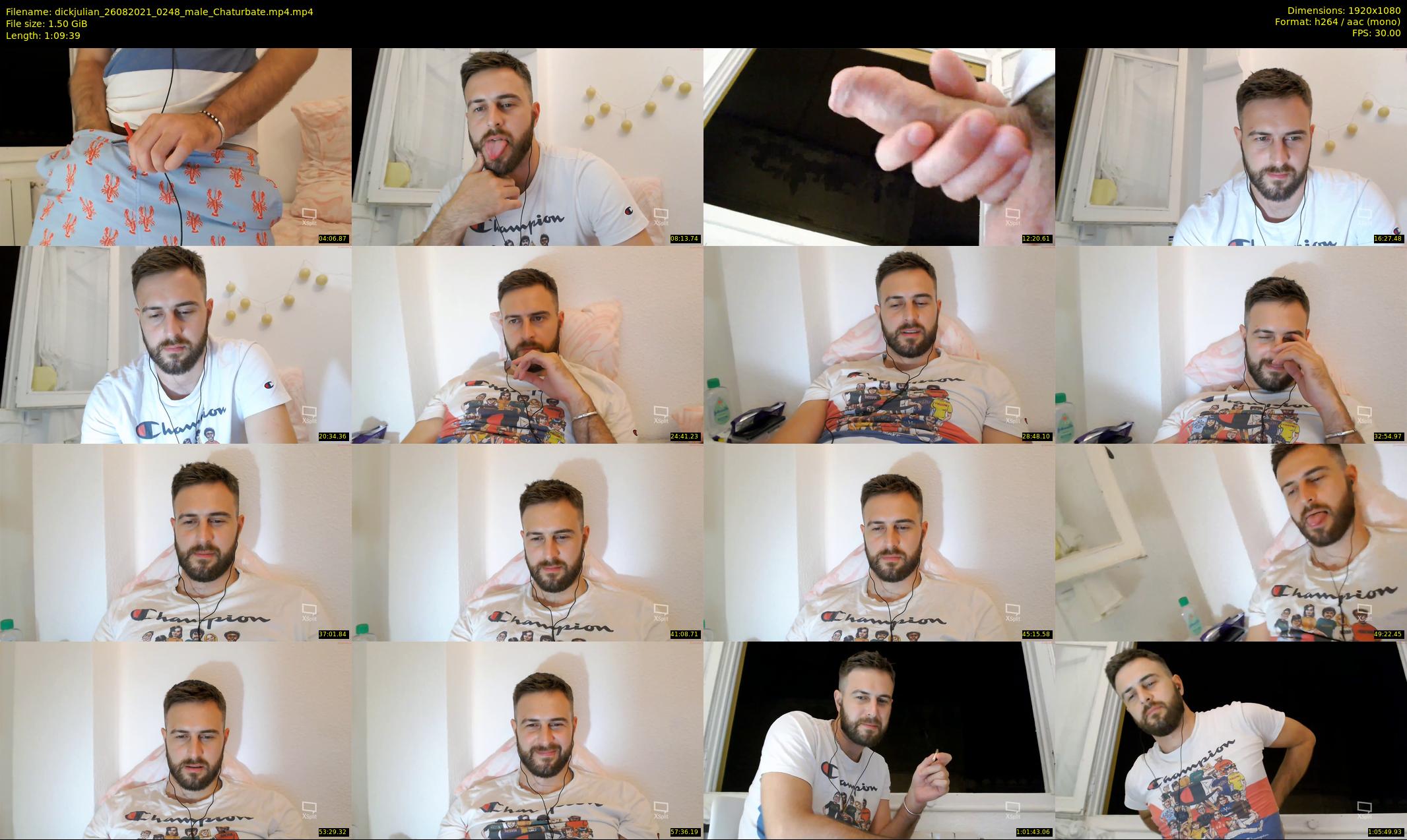 dickjulian — 70 minute Chaturbate male cam show recording, 1080p, Aug 26, 2021