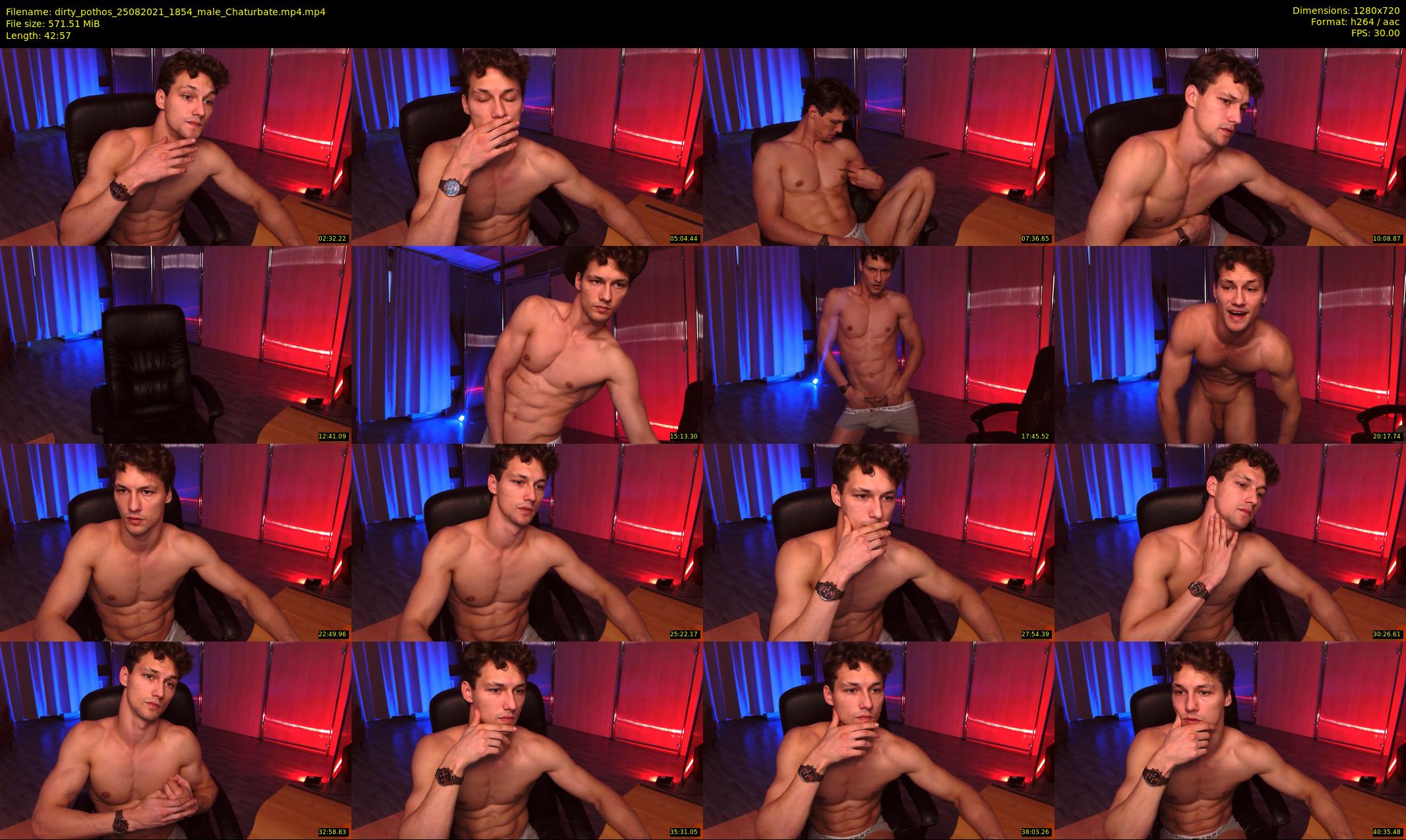 dirty_pothos — 43 minute Chaturbate male cam show recording, 720p, Aug 25, 2021