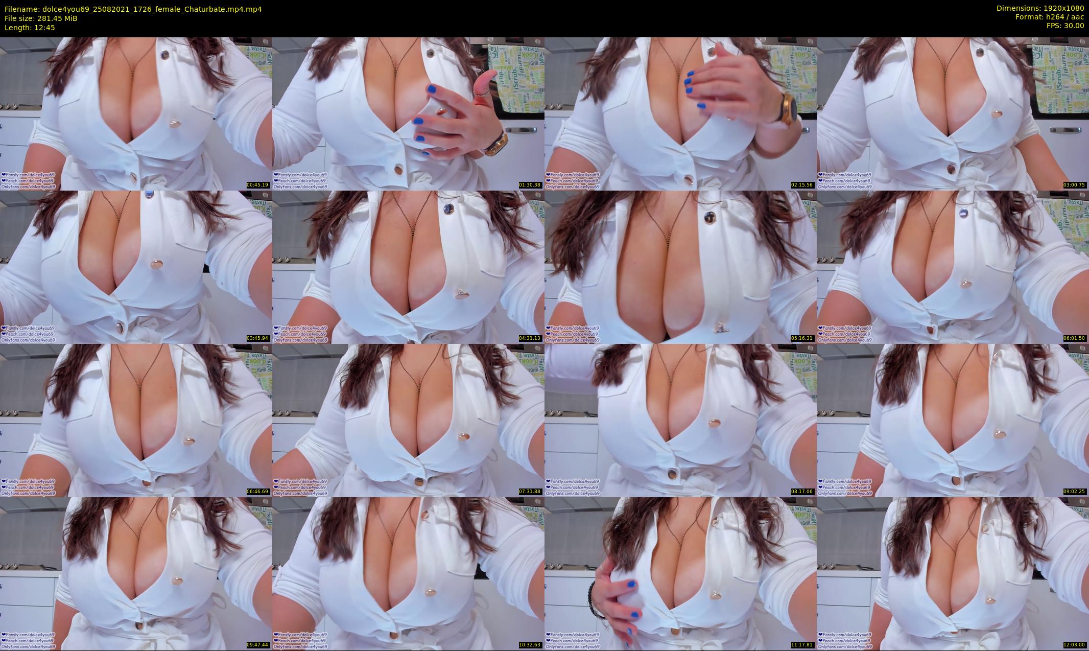 dolce4you69 — 13 minute Chaturbate female cam show recording, 1080p, Aug 25, 2021