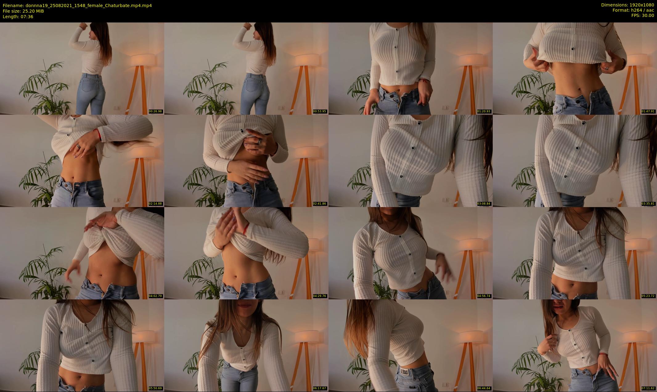 donnna19 — 8 minute Chaturbate female cam show recording, 1080p, Aug 25, 2021