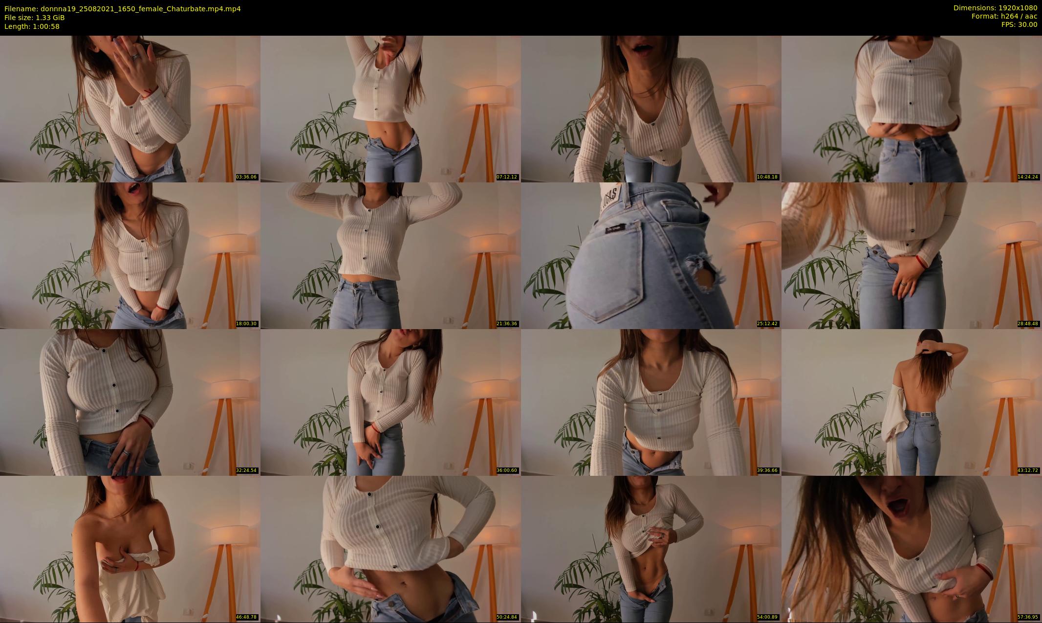 donnna19 — 61 minute Chaturbate female cam show recording, 1080p, Aug 25, 2021