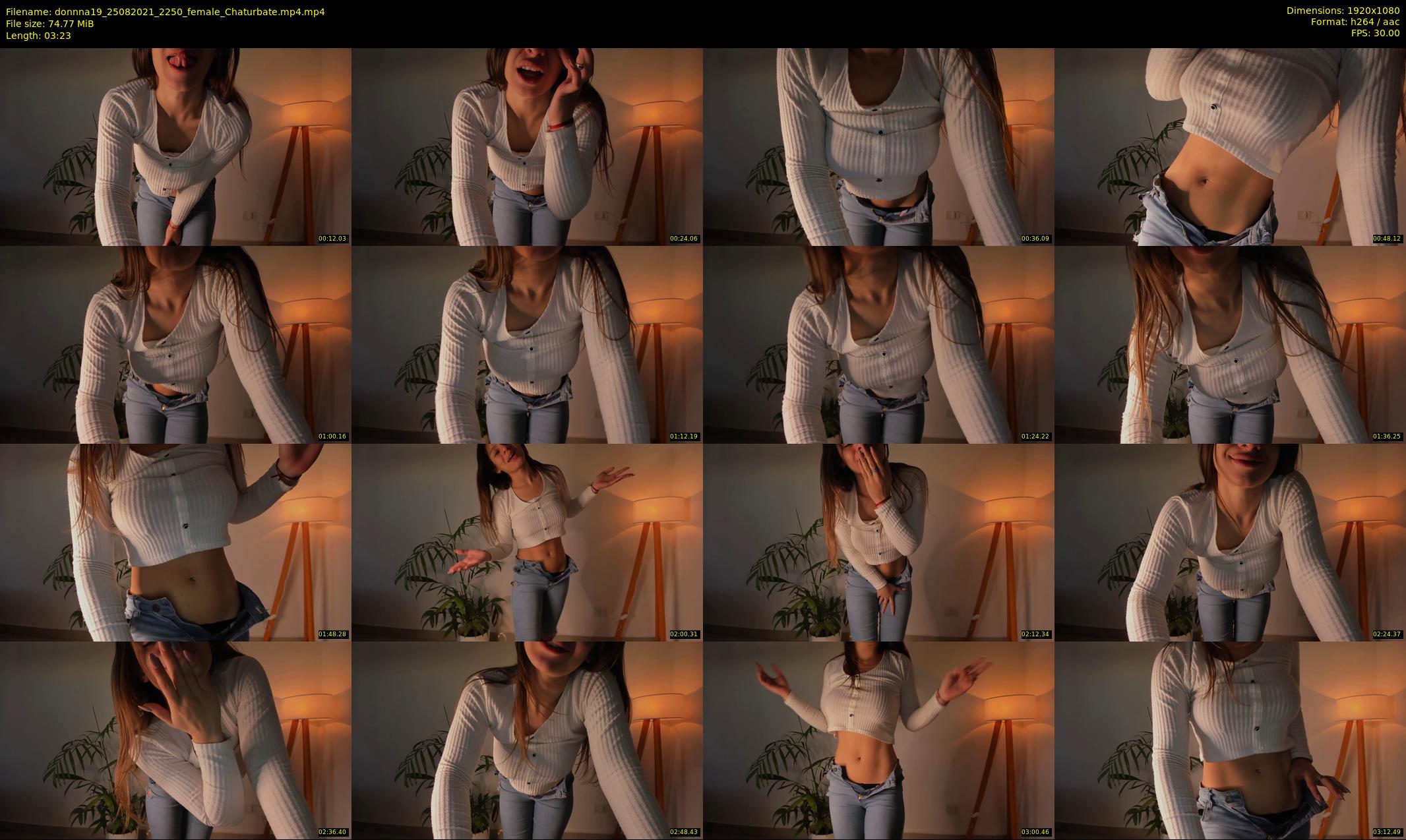 donnna19 — 4 minute Chaturbate female cam show recording, 1080p, Aug 25, 2021