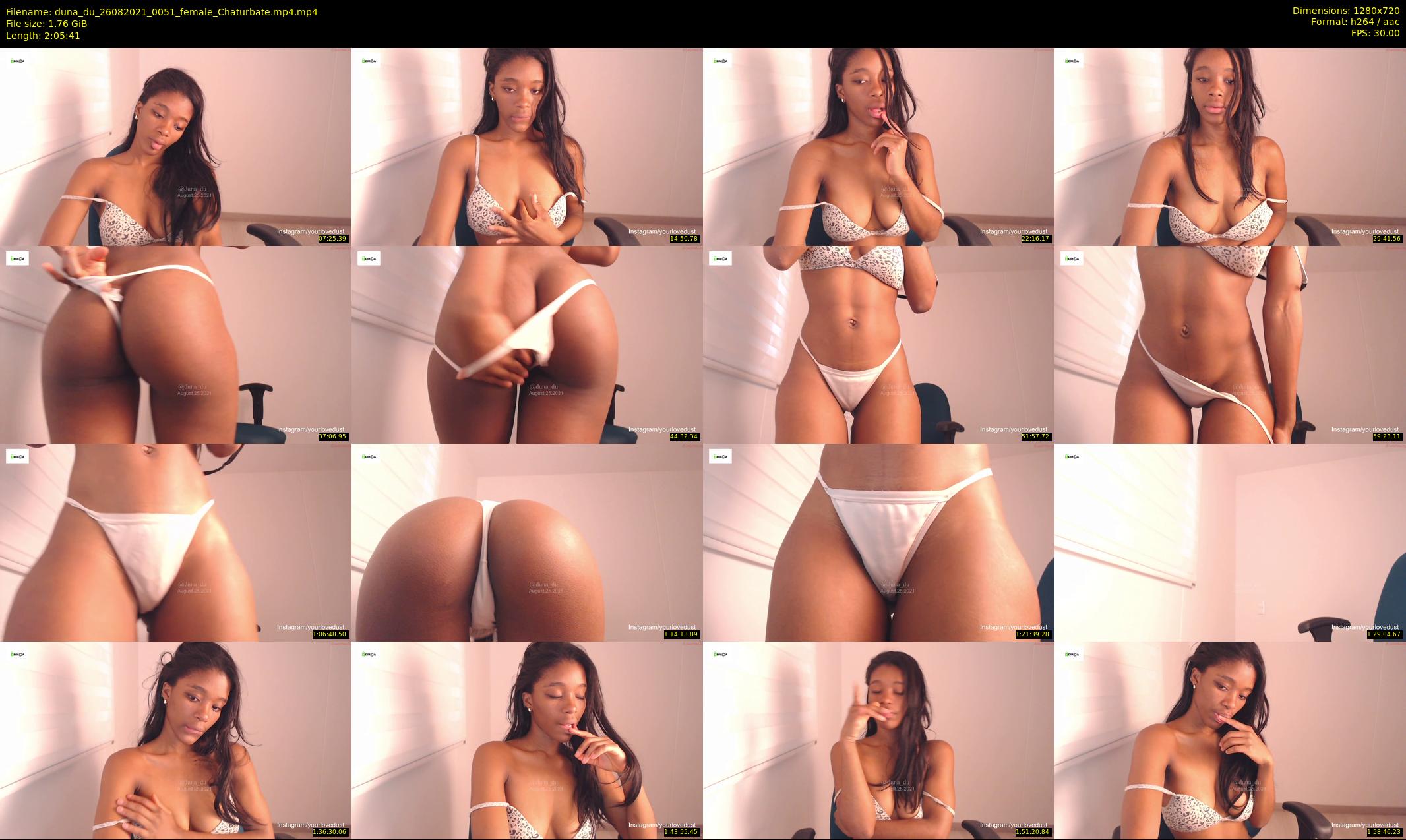 duna_du — 126 minute Chaturbate female cam show recording, 720p, Aug 26, 2021