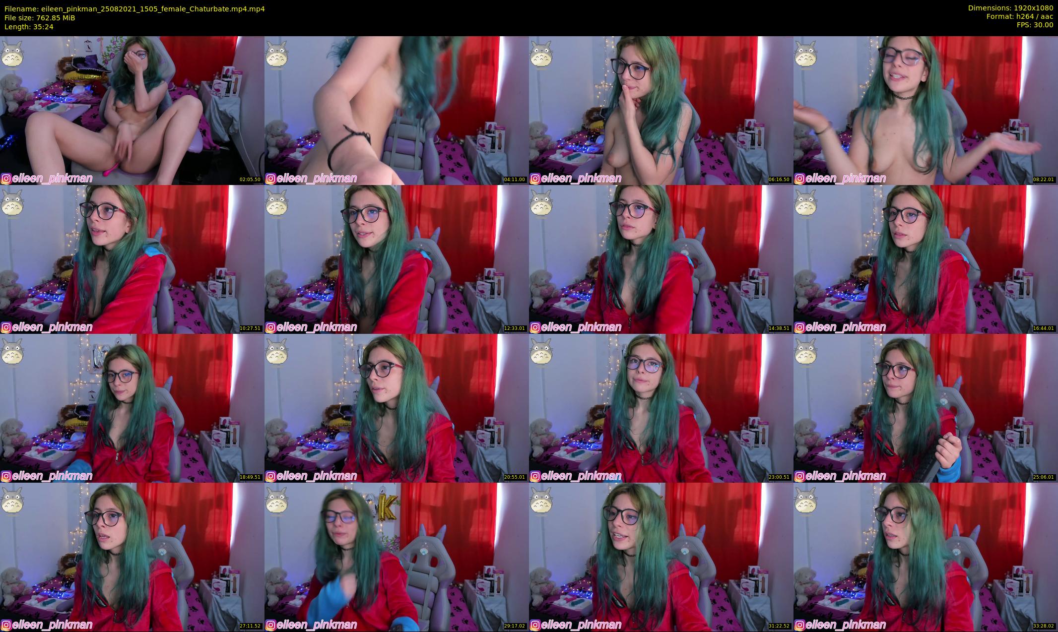 eileen_pinkman — 36 minute Chaturbate female cam show recording, 1080p, Aug 25, 2021