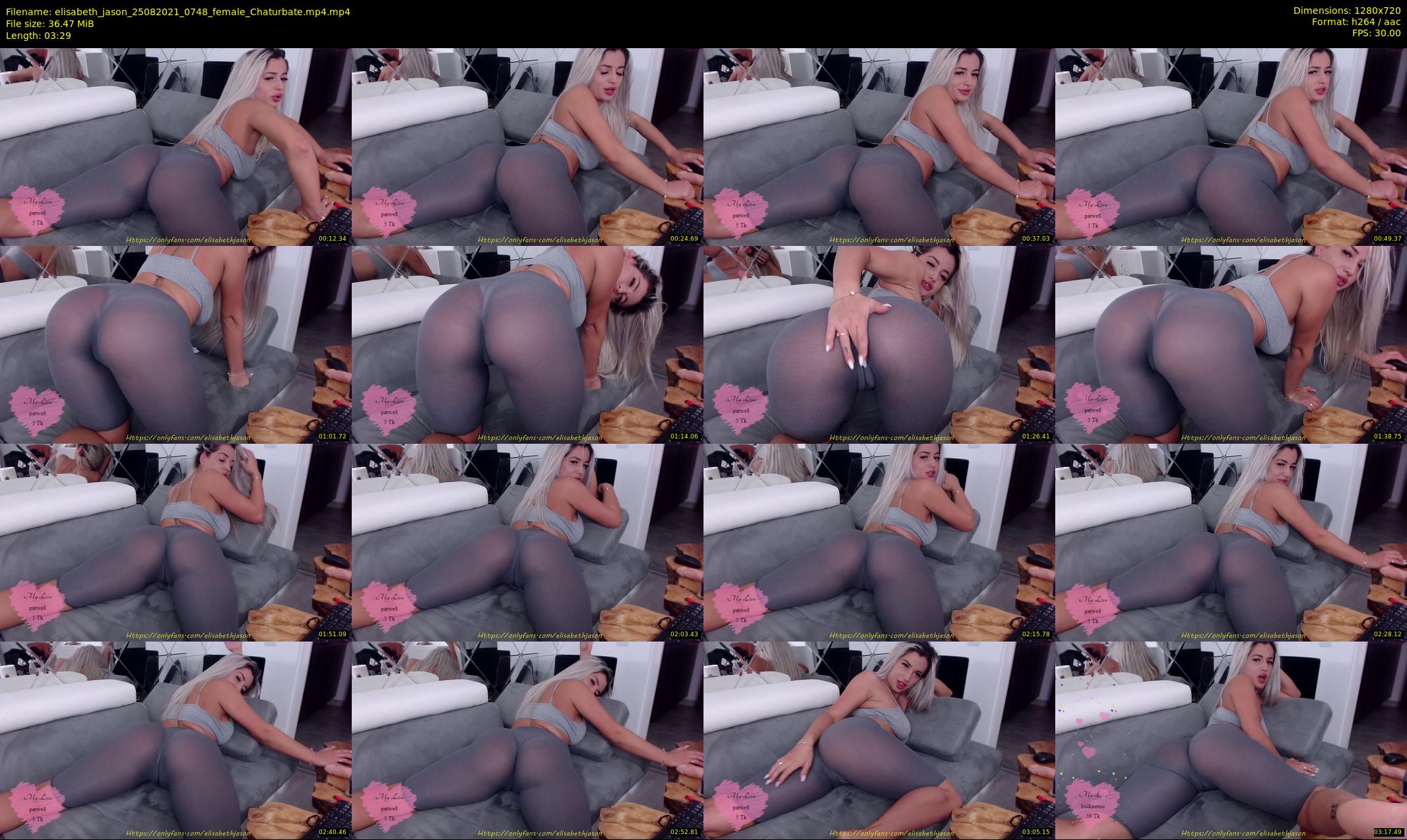 elisabeth_jason — 4 minute Chaturbate couple cam show recording, 720p, Aug 25, 2021