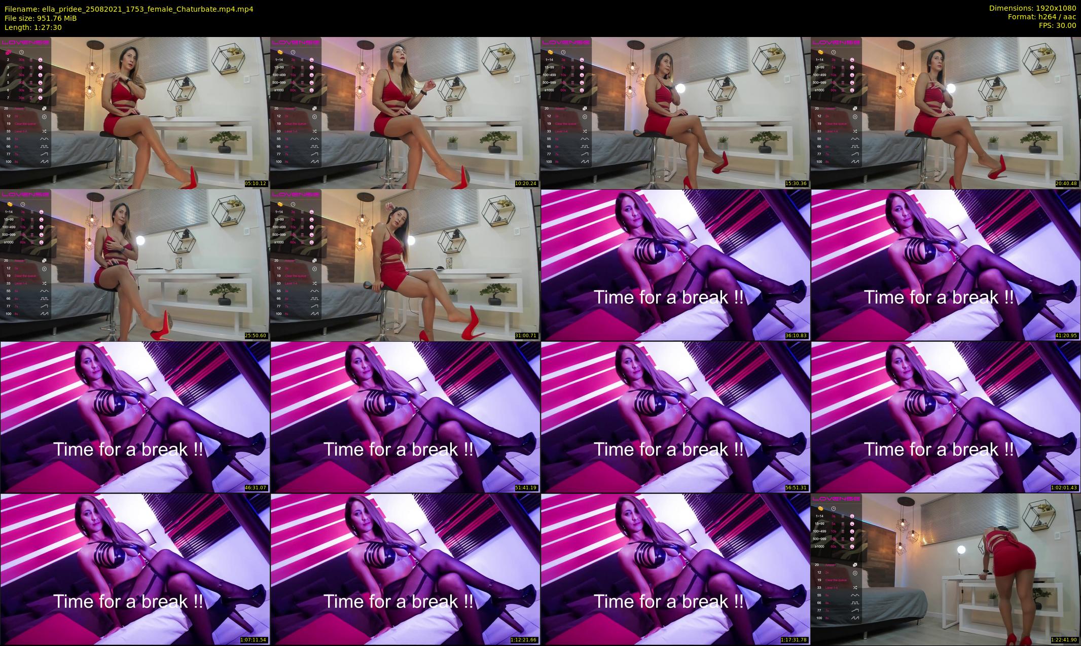 ella_pridee — 88 minute Chaturbate female cam show recording, 1080p, Aug 25, 2021