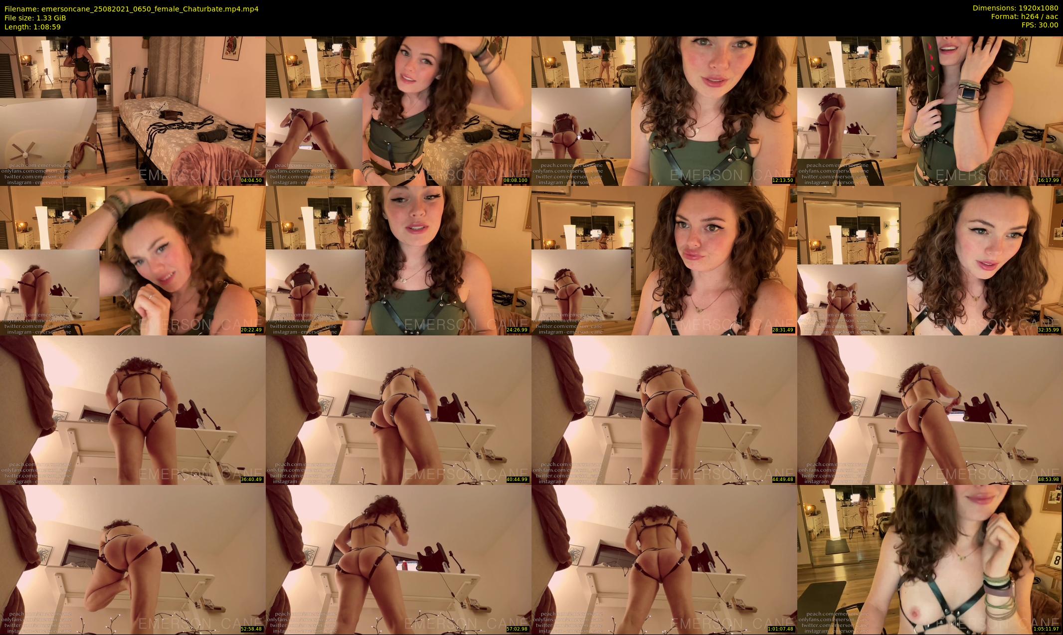 emersoncane — 69 minute Chaturbate female cam show recording, 1080p, Aug 25, 2021