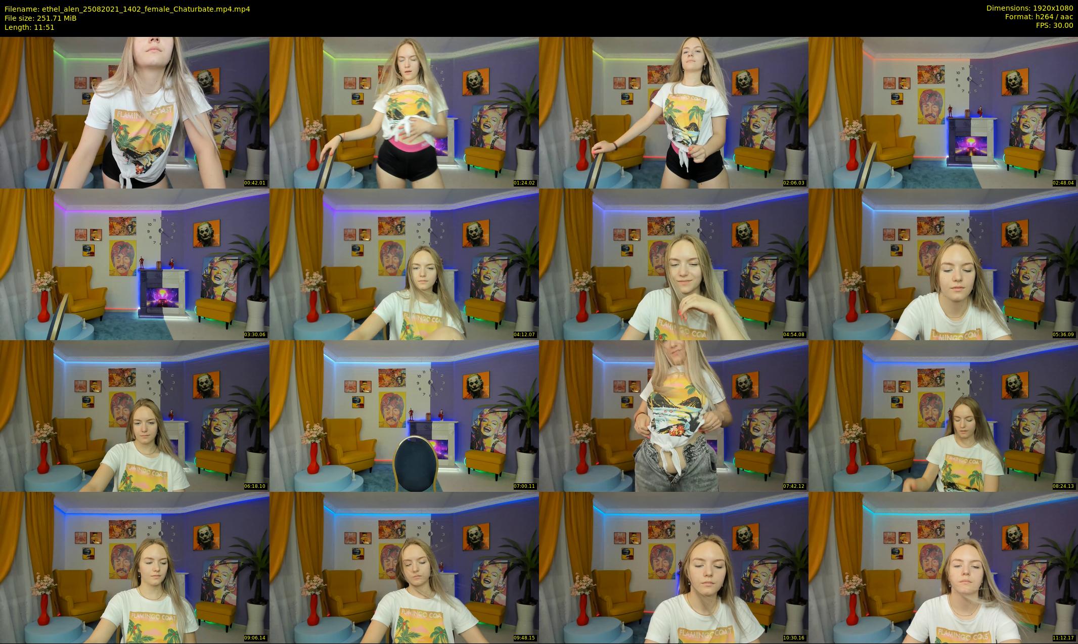 ethel_alen — 12 minute Chaturbate female cam show recording, 1080p, Aug 25, 2021