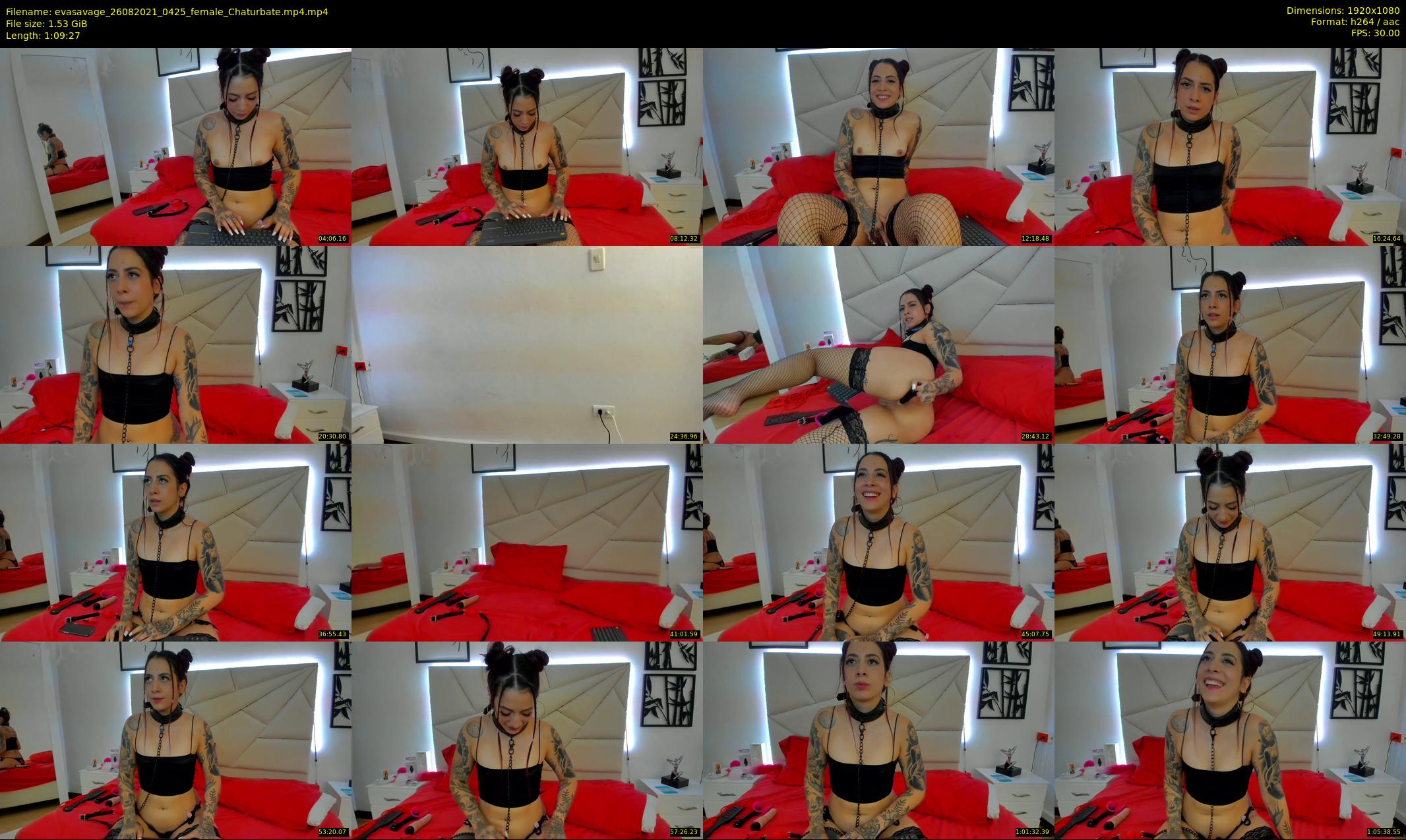 evasavage — 70 minute Chaturbate female cam show recording, 1080p, Aug 26, 2021