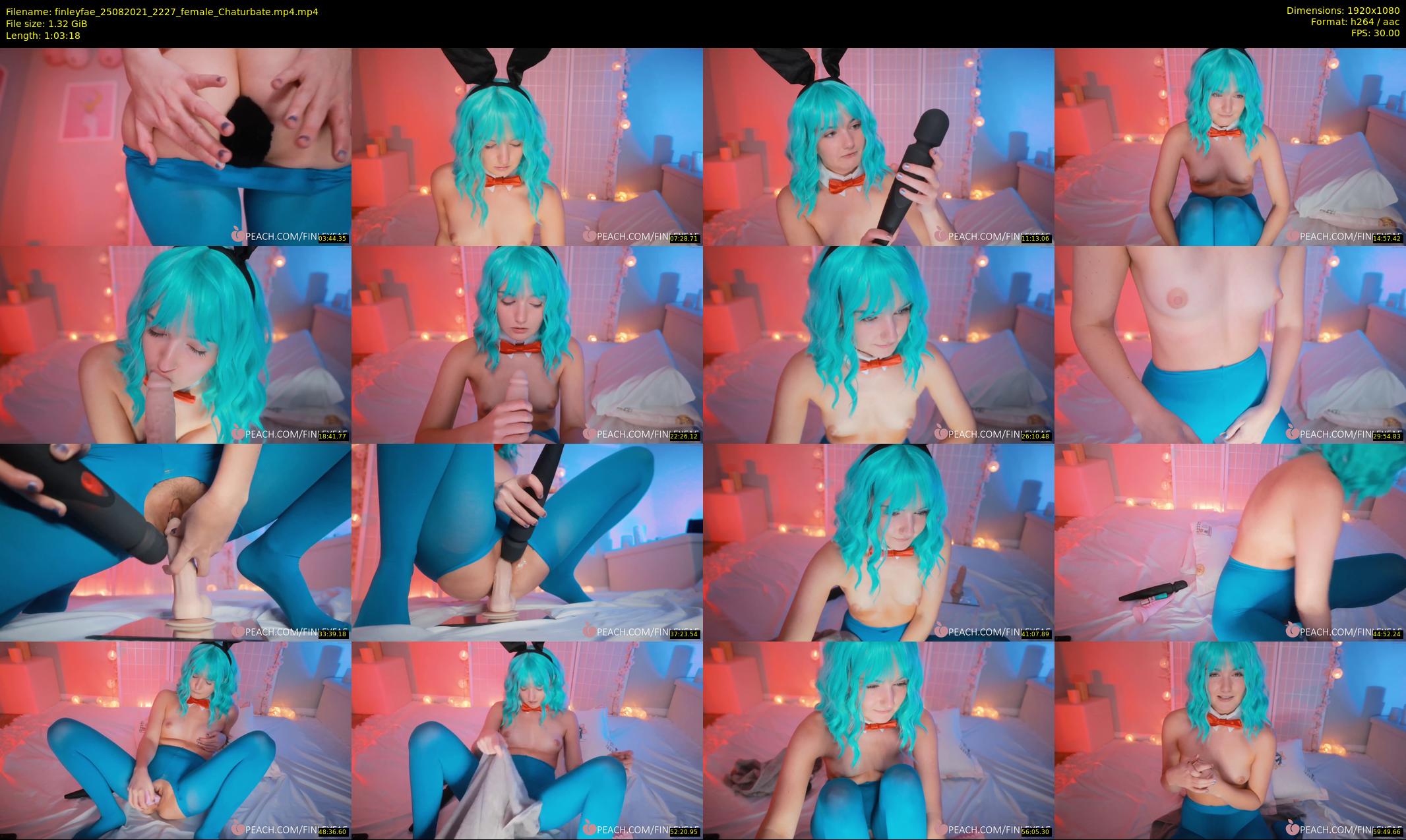 finleyfae — 64 minute Chaturbate female cam show recording, 1080p, Aug 25, 2021